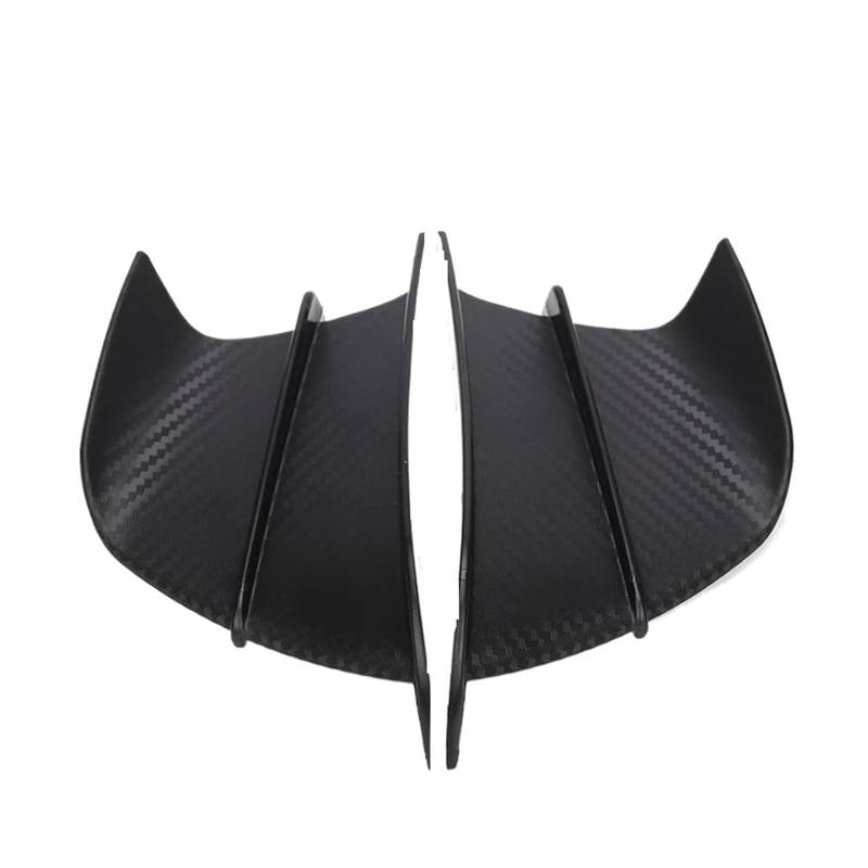 Motorrad Winglet Abdeckung Passend Motorrad Winglet Aerodynamischer Flügelsatz Spoiler Für Ya&ma&ha Für R1 R1M RS1 R3 R6 R6S R25 R125 125R 600R 50R YBR125 FZR1000 Aerodynamischer FlüGel Kit(2) von PPWIALL