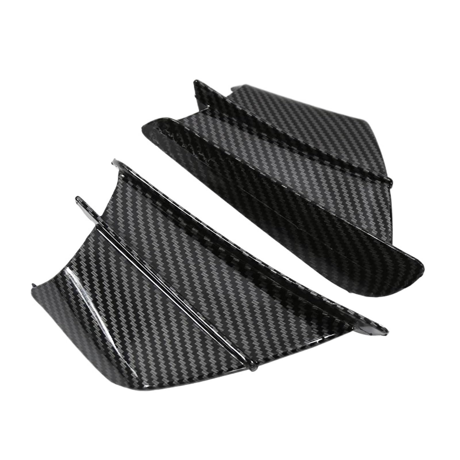 PPWIALL Aerodynamische Flügel Kit Für CBR650R CBR500R CBR 1000 650F RR Cbr600rr CB650R CBF Universal Motorrad Kit Spoiler Flügel Aerodynamische Winglet Frontverkleidung(2) von PPWIALL