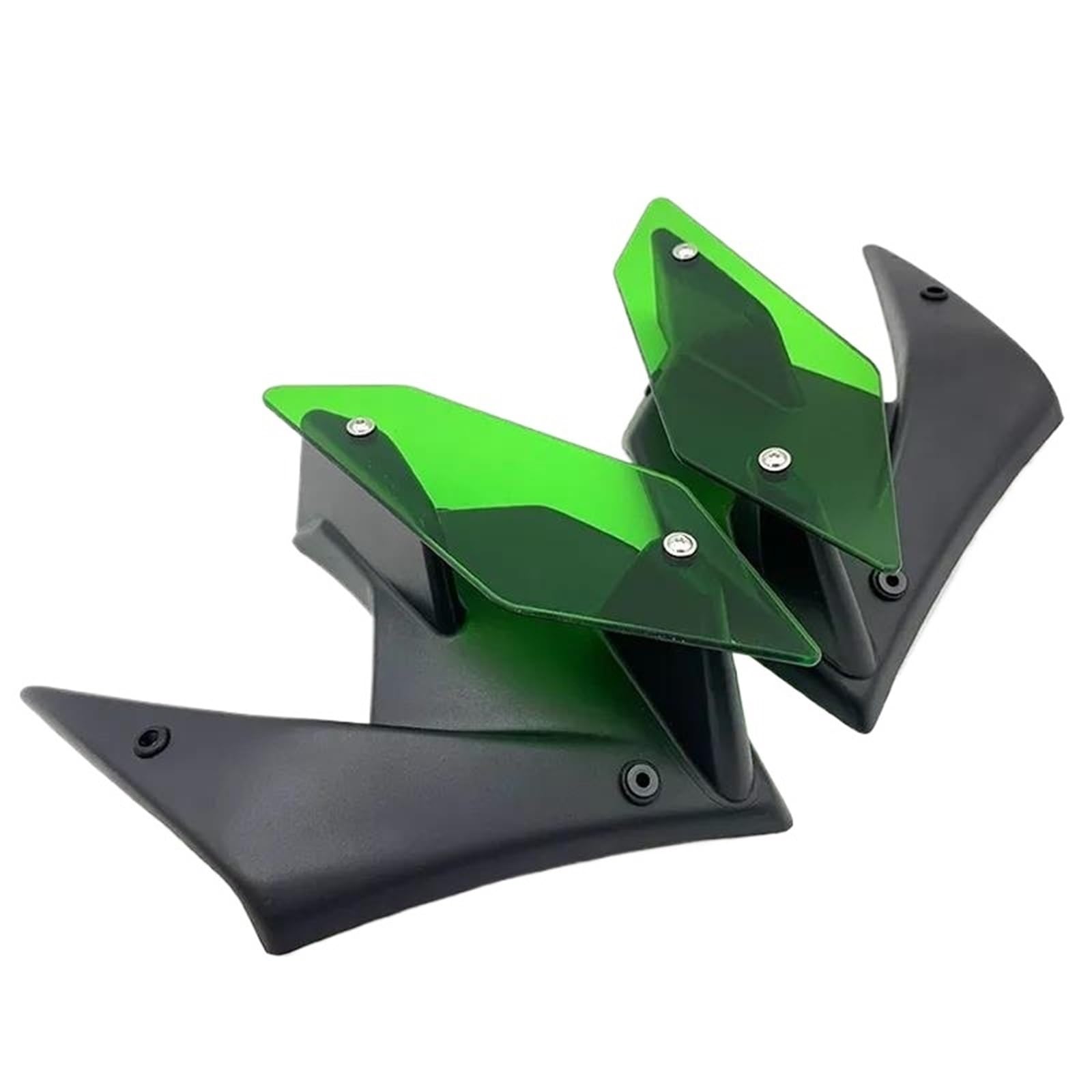 PPWIALL Aerodynamische Flügel Kit Für Kawasaki Für Z900 2021 2022 2023 Motorrad Teile Seite Spoiler Abtrieb Nackt Spoiler Feste Flügel Winglet Verkleidung Flügel Frontverkleidung(3) von PPWIALL