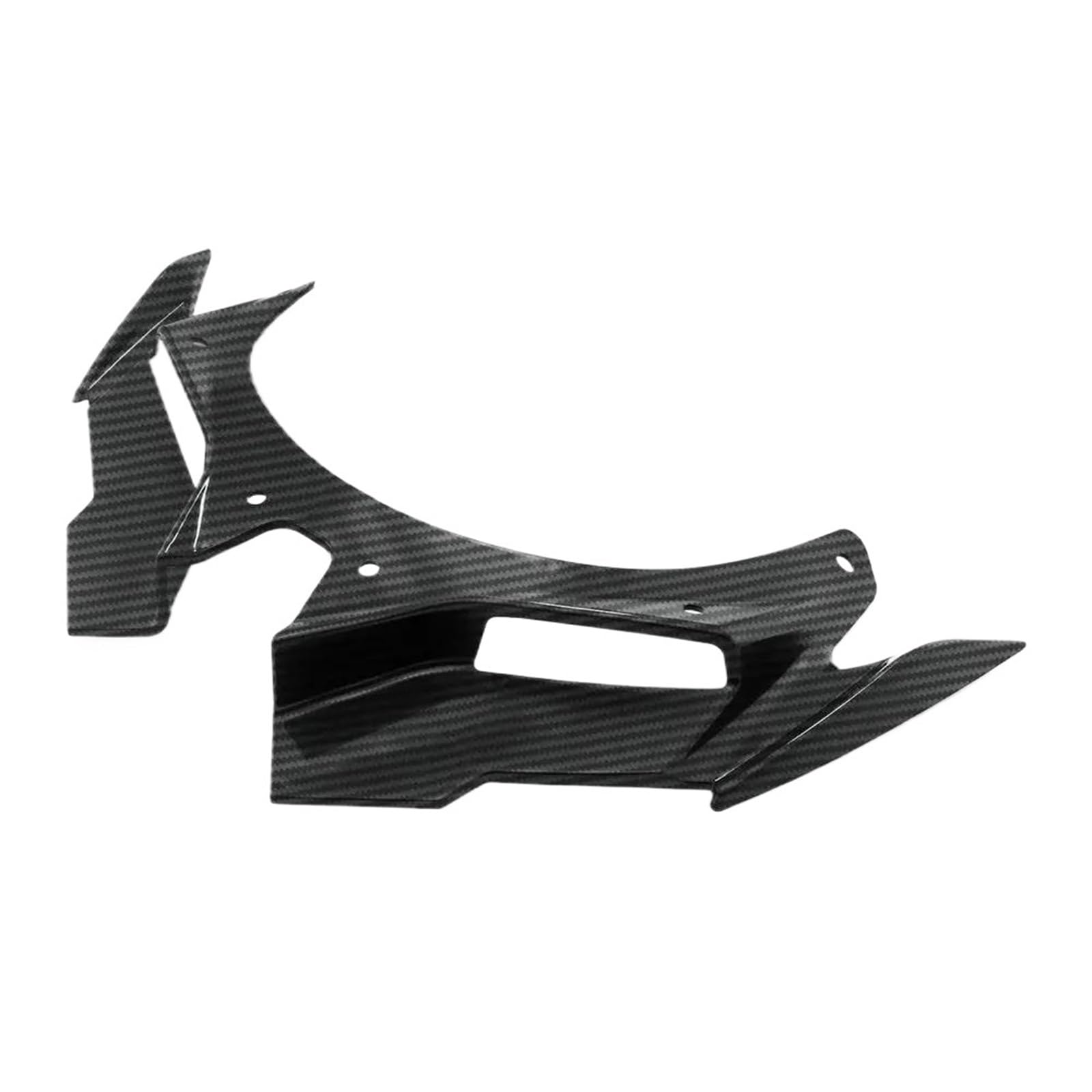 PPWIALL Aerodynamische Flügel Kit Für Kawasaki Für ZX25R ZX4R ZX4RR 21-24 Motorrad Nackt Front Spoiler Winglet Aerodynamische Flügel Kit Spoiler Schutz Frontverkleidung(2) von PPWIALL