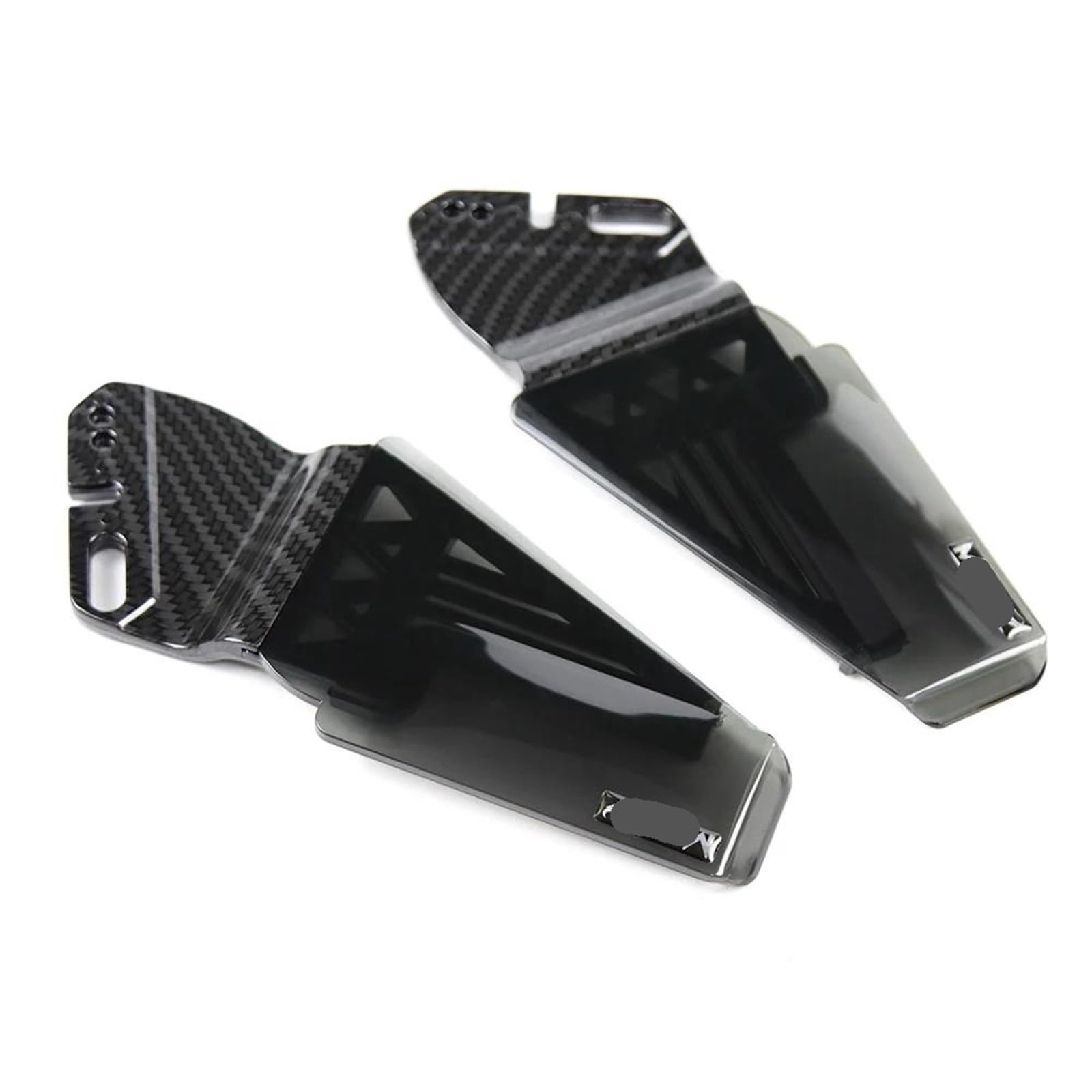 PPWIALL Aerodynamische Flügel Kit Für Suzuki Für Gsxr1000 Gsxr750 Gsxr600 Fixed Wing Motorrad Winglet Aerodynamische Flügel Kit Spoiler Rückspiegel Fixed Wing Frontverkleidung(4) von PPWIALL