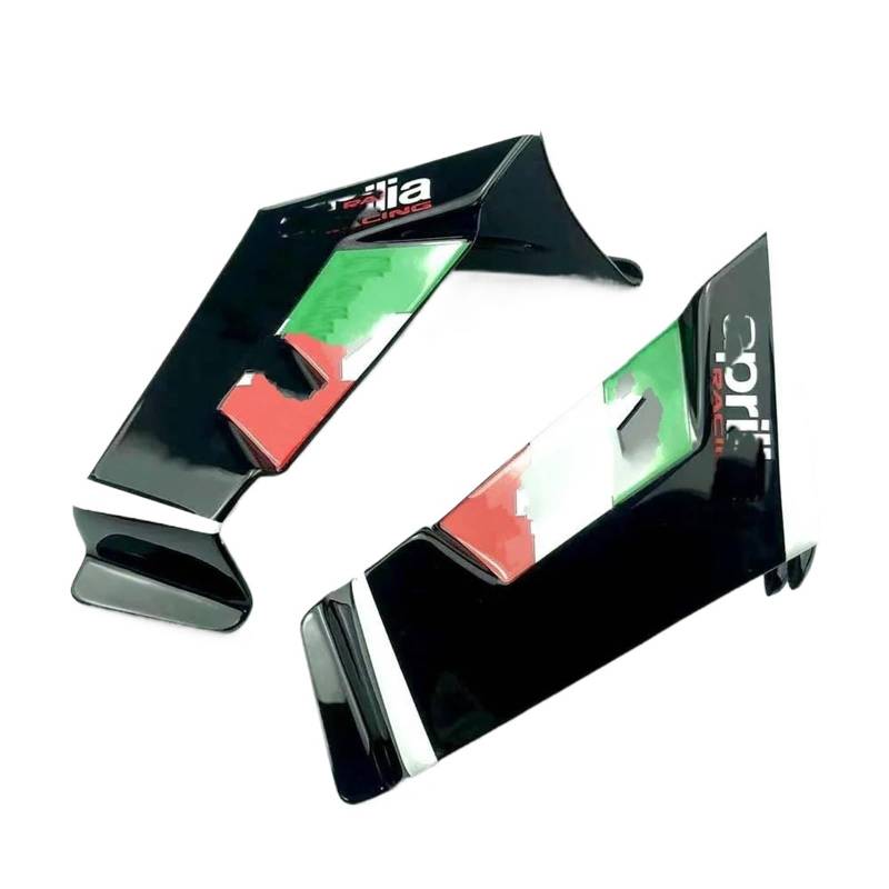 PPWIALL Frontverkleidung Motorrad Winglet Aerodynamische Flügel Kit Spoiler Für Aprilia Für Tuono 660 RS660 2021 2022 2023 Frontspoiler Feste Wind Winglets Side Wind Spoiler(1) von PPWIALL