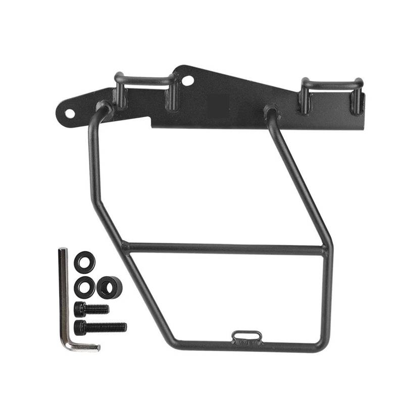 PPWIALL Motorrad Heckbox-Halter Gepäckträger Motorrad Seitenträger Satteltasche Unterstützung Träger Lagerregal Zubehör Stahl Für CL250 CL500 2023-2024 Motorrad Heckträger-Kit von PPWIALL