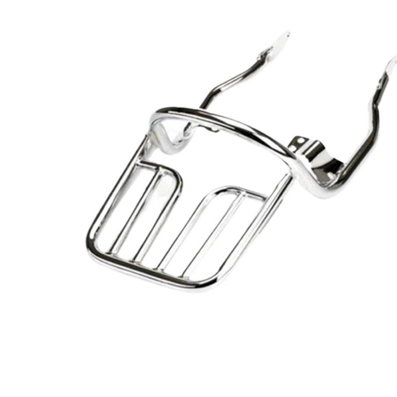 PPWIALL Motorrad Heckbox-Halter Haltegriff Für Gepäckträger Hinten Für Tr&iumph Bonneville T100 2001–2016 Motorrad Heckträger-Kit(Chrome) von PPWIALL