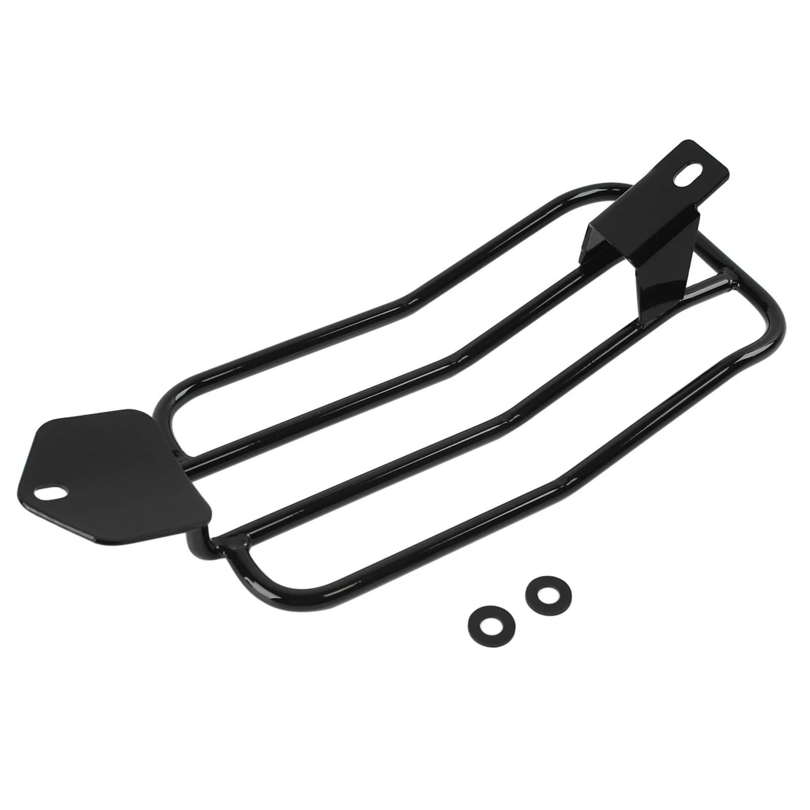 PPWIALL Motorrad Heckbox-Halter Motorrad Glanz Schwarz Heavy Duty Hinten Gepäck Rack Halterung Unterstützung Regal Für Rebel 1100 CMX1100 DCT ABS 2021-2023 Motorrad Heckträger-Kit von PPWIALL