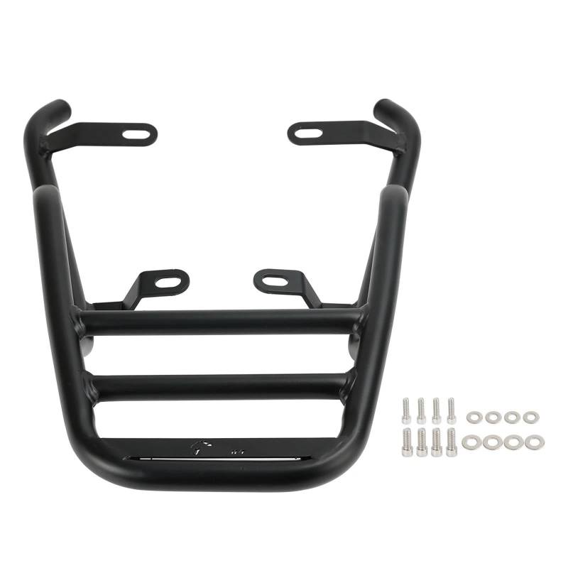 PPWIALL Motorrad Heckbox-Halter Schwarzer Gepäckträger Hinten Für R NineT Scrambler Pure Urban GS 2014 2015 2016 2017 2018 2019 2020 2021 2022 2023 Motorrad Heckträger-Kit von PPWIALL