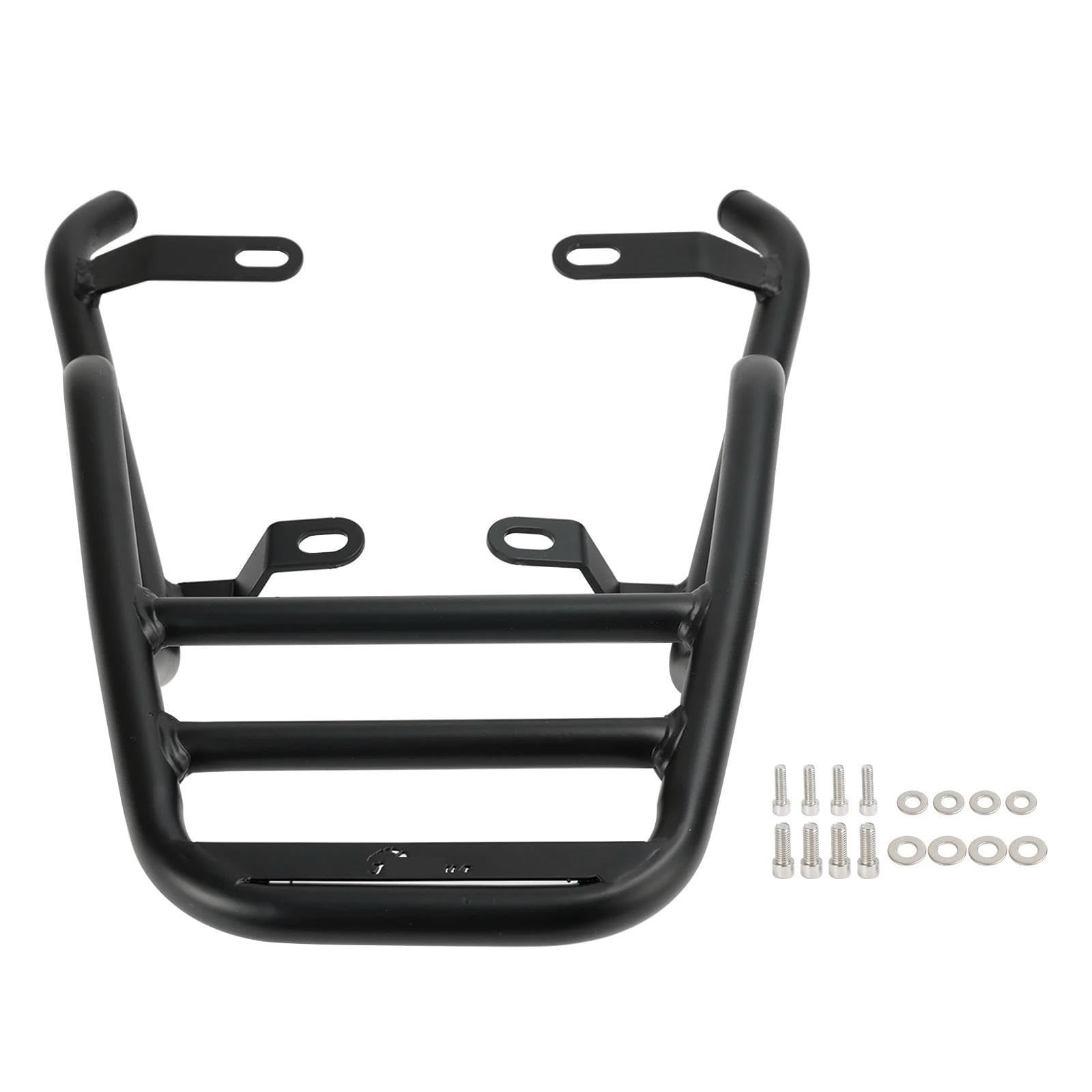 PPWIALL Motorrad Heckbox-Halter Schwarzer Gepäckträger Hinten Für R9T Scrambler Pure Urban GS 2014 2015 2016 2017 2018 2019 2020 2021 2022 2023 Motorrad Heckträger-Kit von PPWIALL