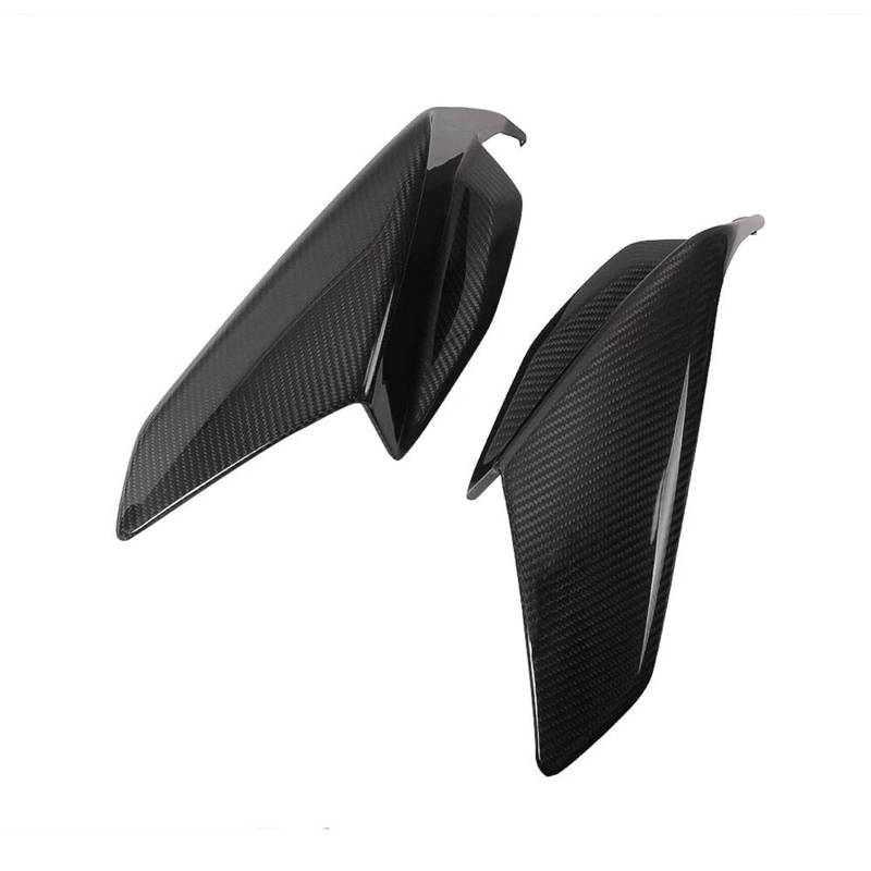 PPWIALL Motorrad Seitenspoiler Für Aprilia Für RSV4 2021 2022 2023 2024 Carbon Faser Air Deflektor Spoiler Seite Verkleidung Teil Kit Panels Motorrad Zubehör Spoiler Hinten Festen Flügel von PPWIALL