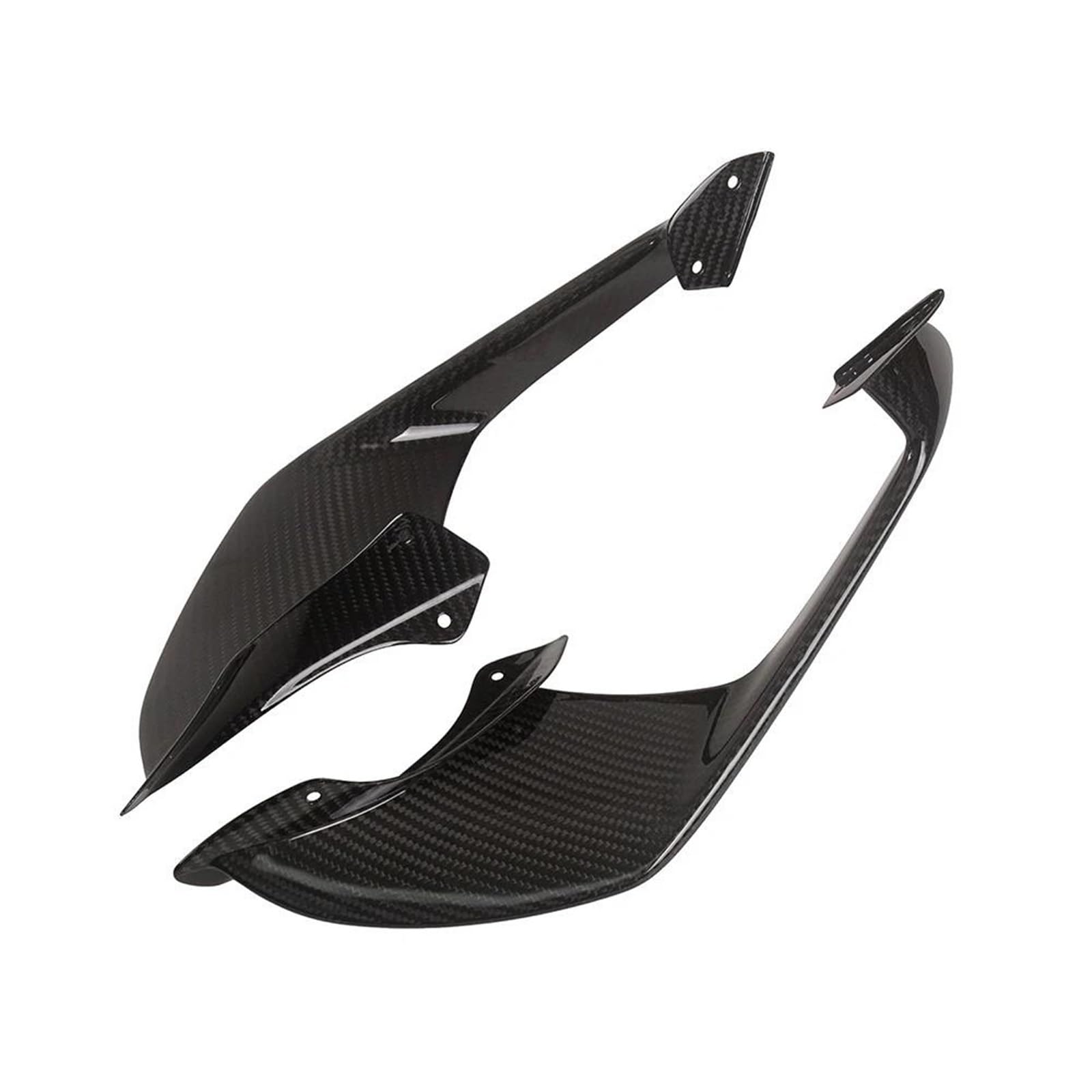 PPWIALL Motorrad Seitenspoiler Motorrad Seite Winglets Air Deflektor Flügel Spoiler Carbon Für Ya&ma&ha Für R1 R1M 2020 2021 2022 Spoiler Hinten Festen Flügel(1) von PPWIALL