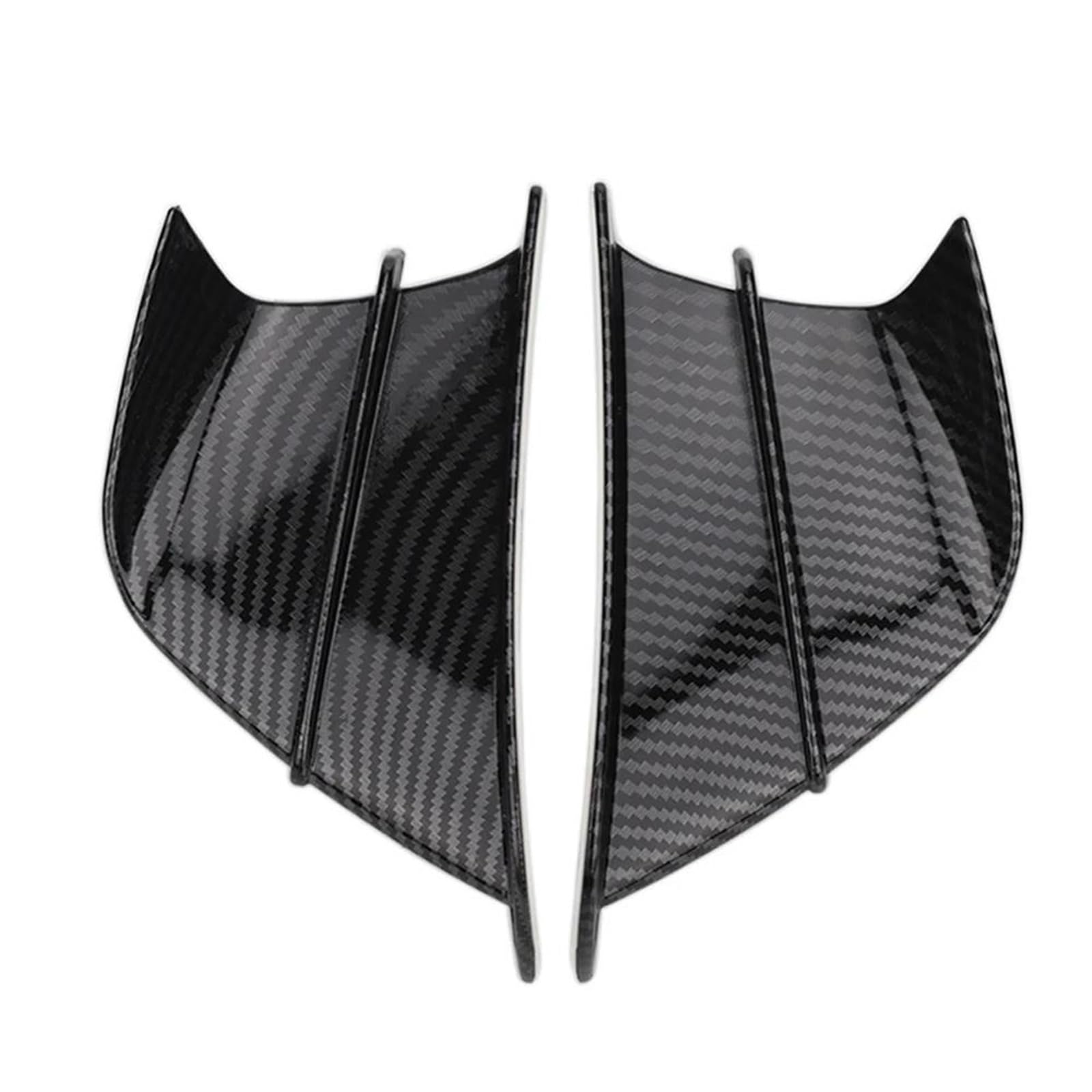 PPWIALL Motorrad Seitenspoiler Motorrad Winglet Aerodynamische Flügel Kit Spoiler Für CB125 CB125F CB125R CBR125R CB1100 CB1000R CBF125 XR125 CR125 CG125 Motorrad Winglet Abdeckung Passend(1) von PPWIALL