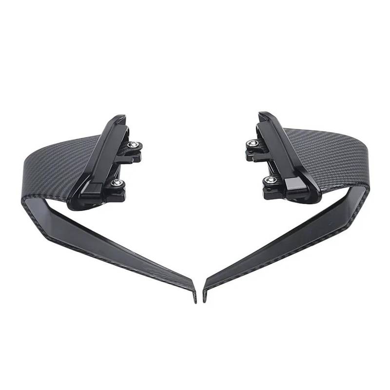 PPWIALL Motorrad Spoiler Motorrad Aerodynamische Seite Abtrieb Nackt Spoiler Feste Winglet Flügel Für Ducati Für Monster 937 SP Plus Monster 950 2021-2023 Frontverkleidung(4) von PPWIALL