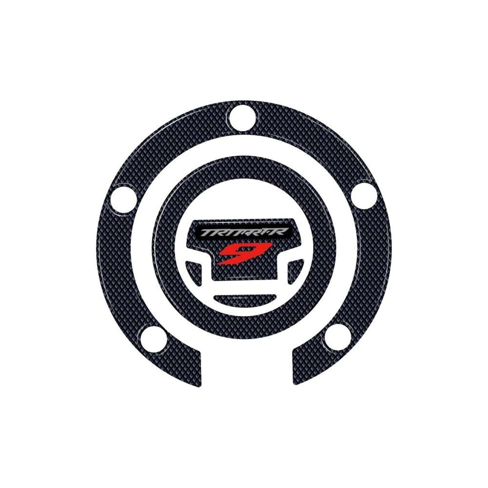 PPWIALL Motorrad Stickers Motorrad Carbon Tankdeckel Pad Körper Teile Schutz Aufkleber Für YA&MA&HA Für Tracer 9 Tracer 9 GT 2021- Tankschutz(3) von PPWIALL