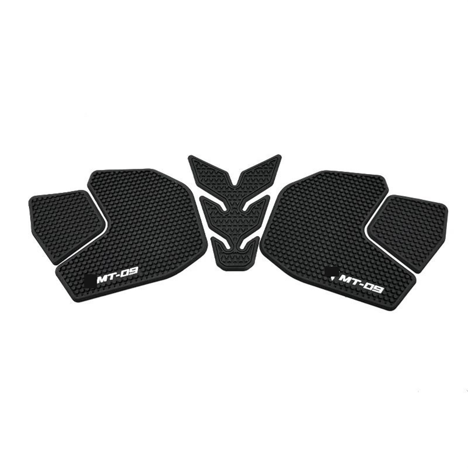 PPWIALL Motorrad Tank Aufkleber Motorrad rutschfeste Seite Kraftstoff Tank Aufkleber Pad Gummi Aufkleber Für YA&MA&HA Für FZ09 MT09 2013-2020 Tankpad Motorrad(3) von PPWIALL