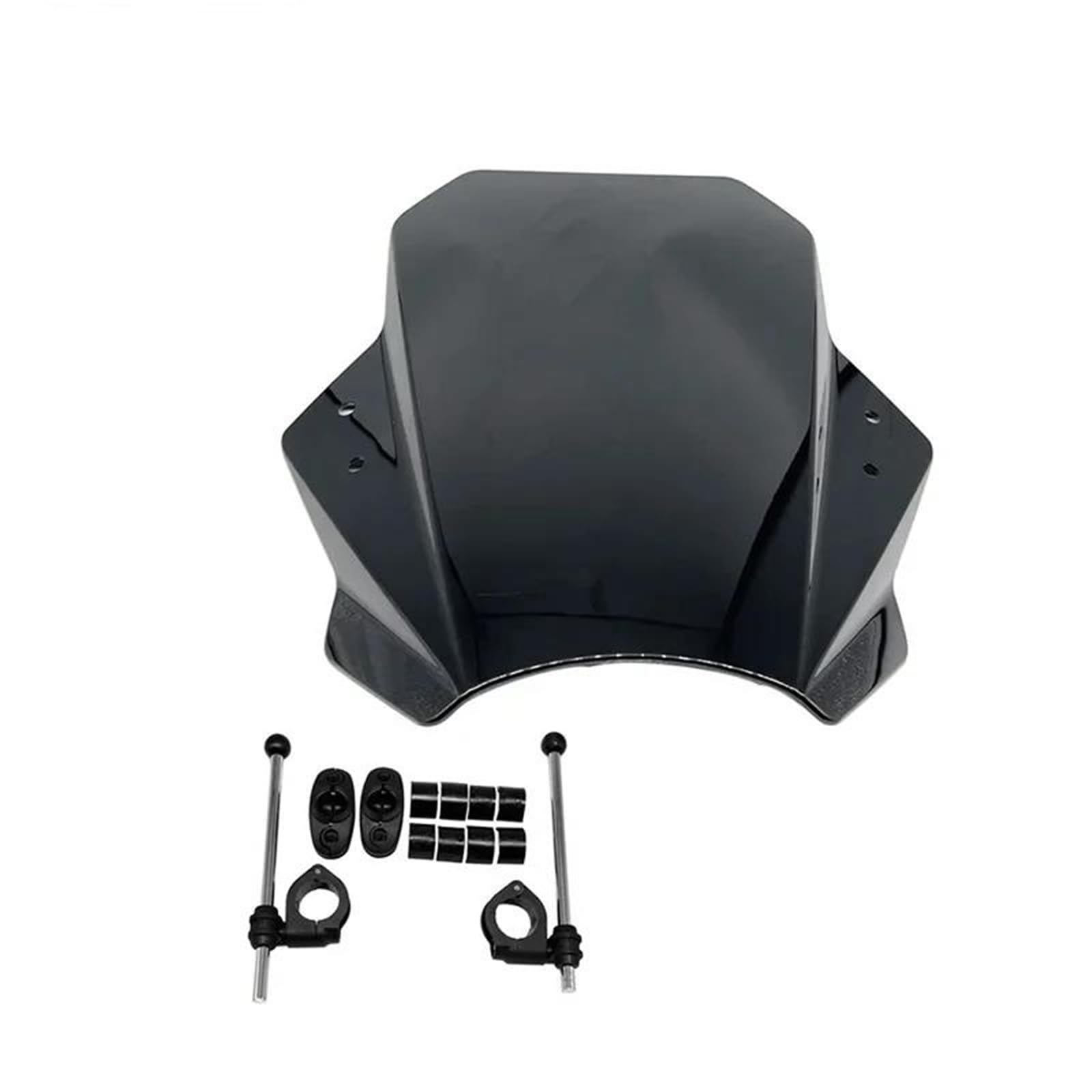 PPWIALL Motorrad Windabweiser Universal Motorrad Windschutz Windschutz Deflektor Schutz Für Suzuki Für GSX-S125 GSX-S750 GSX-S950 GSXS-1000 GSR600 GSR750 Windschutzscheibe(Black) von PPWIALL