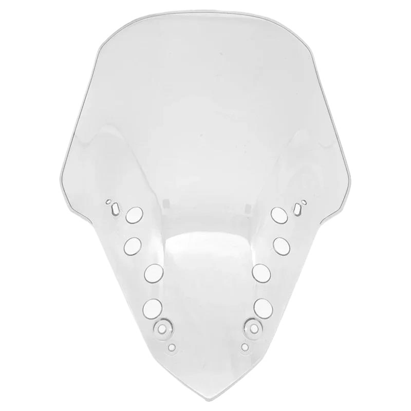 PPWIALL Motorrad Windschild Motorrad Dicke Windschutzscheibe Windabweiser Schild Bildschirm Visier Glas Zubehör Für Xmax 300 125 2023 2024 Windschutzscheibe Motorrad(Clear) von PPWIALL