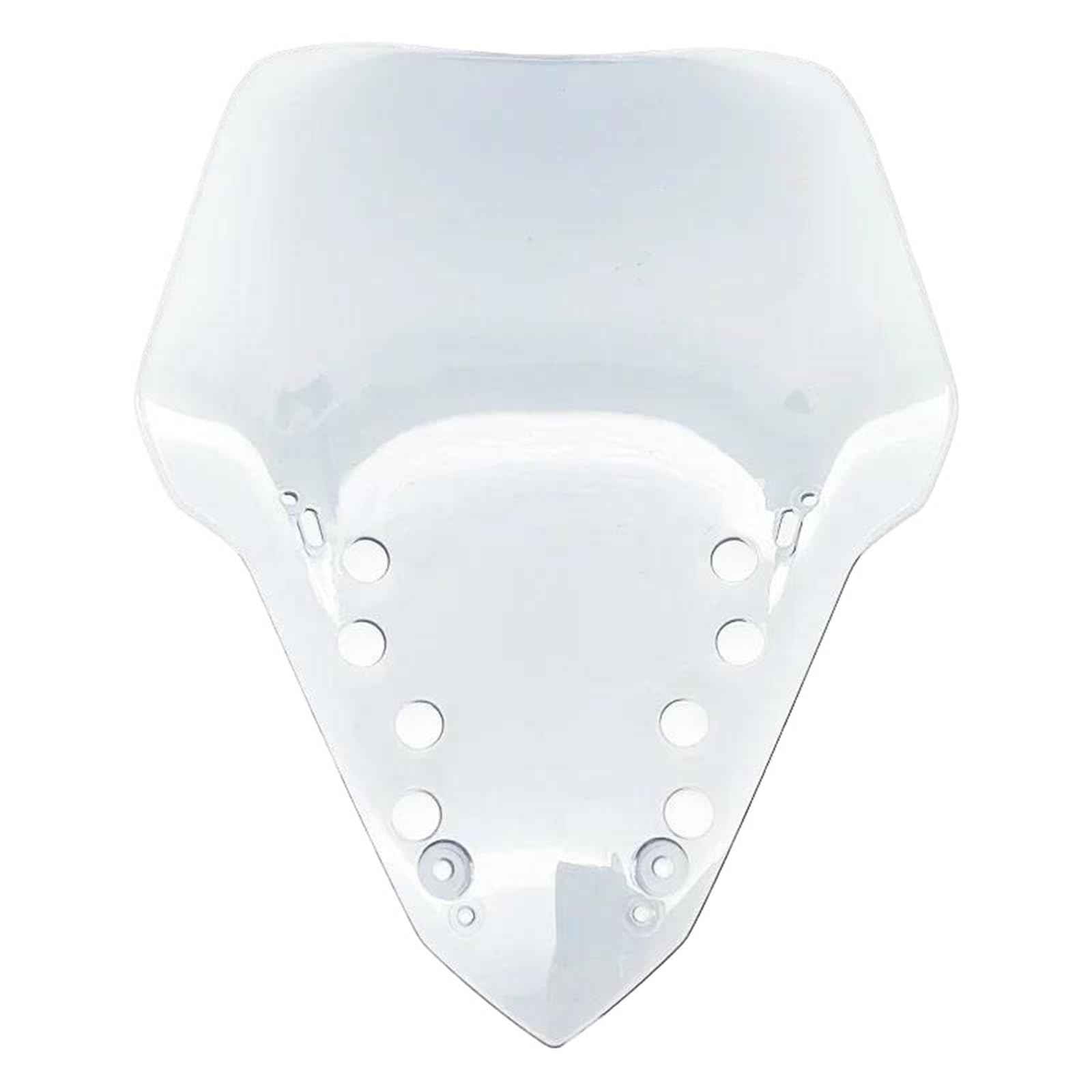 PPWIALL Motorrad Windschild Motorrad Dicke Windschutzscheibe Windabweiser Schild Bildschirm Visier Glas Zubehör Für Xmax 300 125 2023 2024 Windschutzscheibe Motorrad(Light Smoke) von PPWIALL