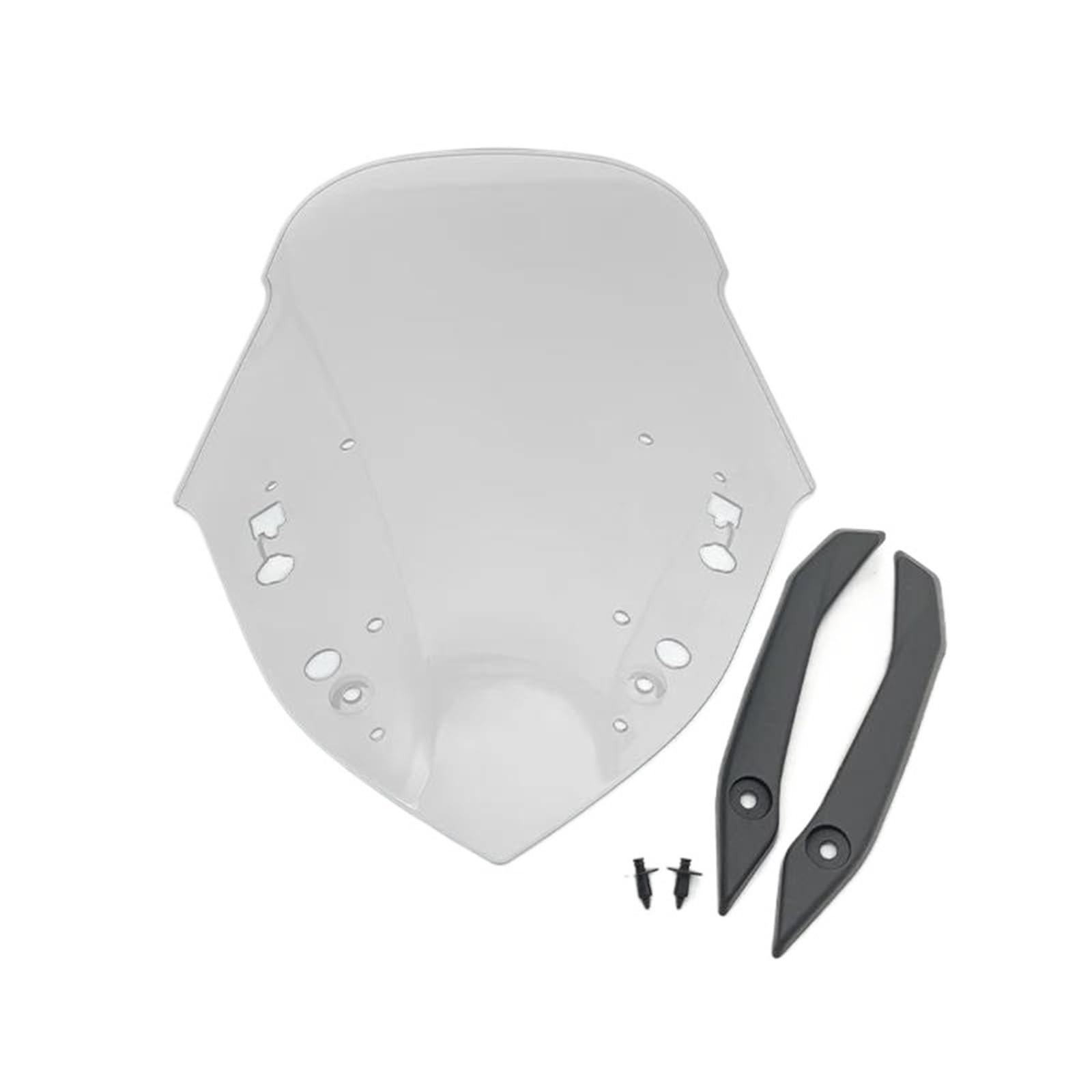 PPWIALL Motorrad Windschild Motorradzubehör Windschutzscheibe Windschutzscheibe Windschutz Bildschirm Luftstromabweiser Visier Für N-MAX125 NMAX 155 21-24 Windschutzscheibe Motorrad(Light Smoke) von PPWIALL