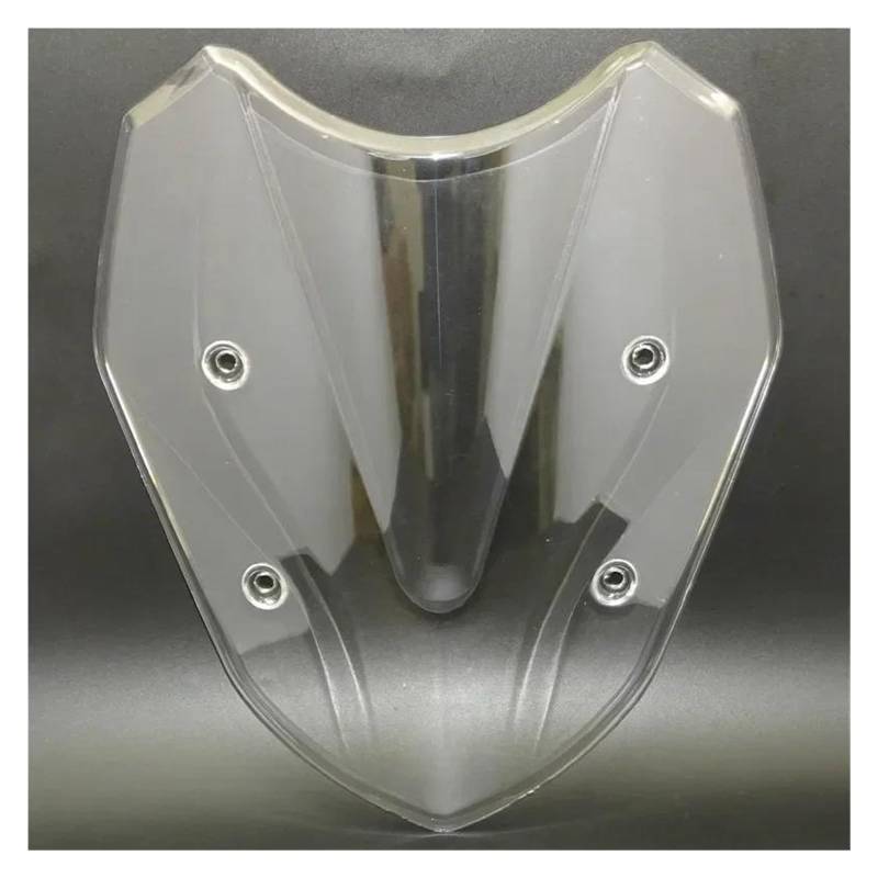 PPWIALL Motorrad Windschutzscheibe Motorrad Teile Double Bubble Windschutzscheibe Windschutz Schild Bildschirm Für S1000XR 2015 2016 2017 2018 2019 Spoiler Deflektor(Clear) von PPWIALL