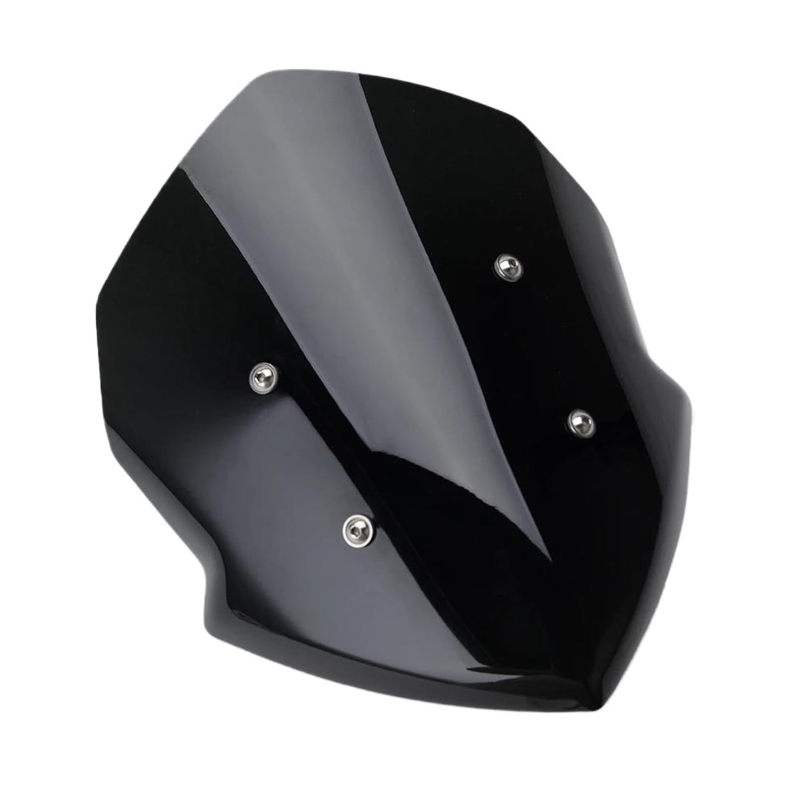 PPWIALL Motorrad Windschutzscheibe Motorrad Windschutz Windschutz Schild Bildschirm Visier Parabrisa Mit Halterung Für Kawasaki Für Z125 2019 2020 2021 Spoiler Deflektor(Black) von PPWIALL