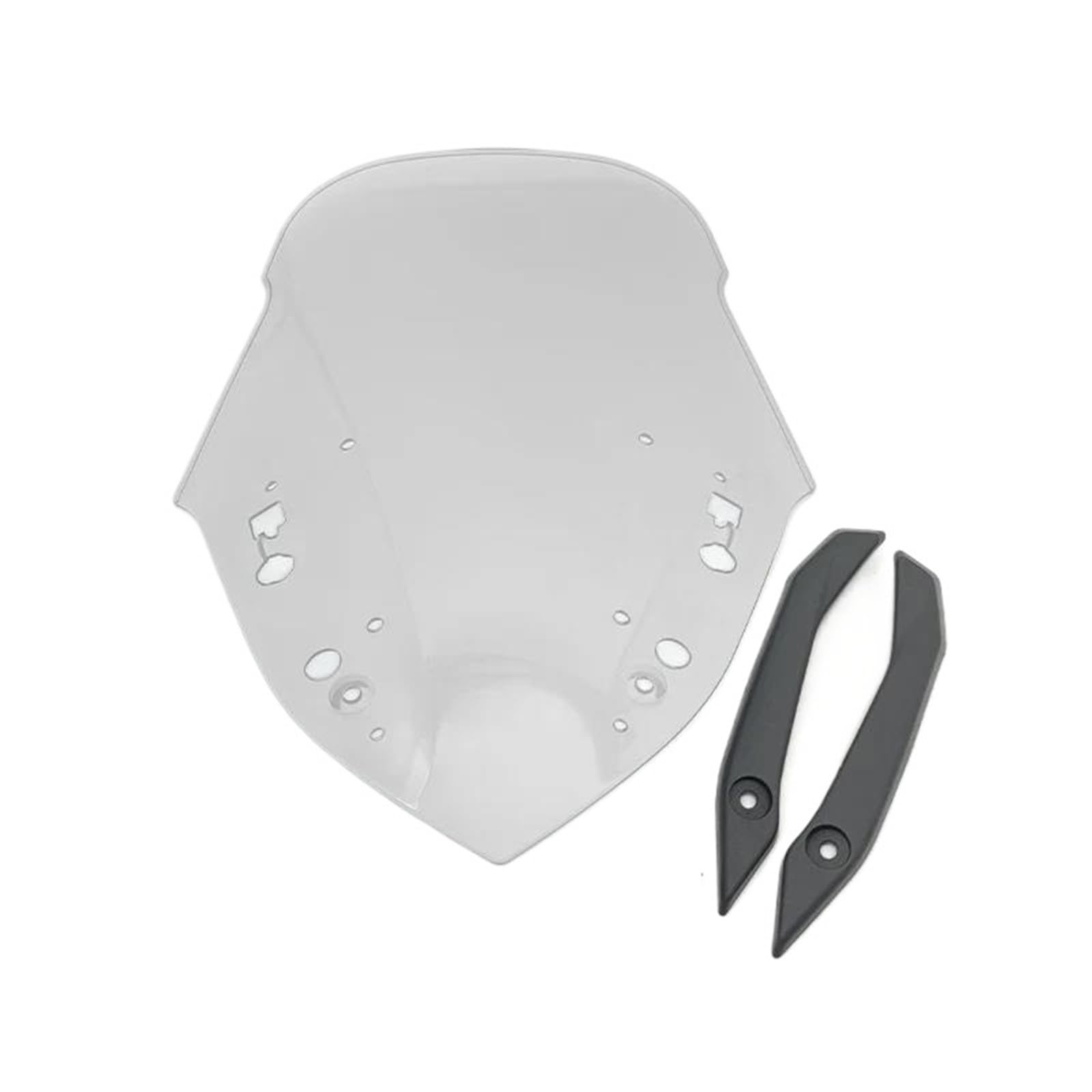 PPWIALL Motorrad Windschutzscheibe Motorrad Windschutz Windschutz Windabweiser Bildschirm Für Ya&ma&ha Für NMAX125 NMAX155 2021 2022 2023 2024 Spoiler Deflektor(Clear) von PPWIALL