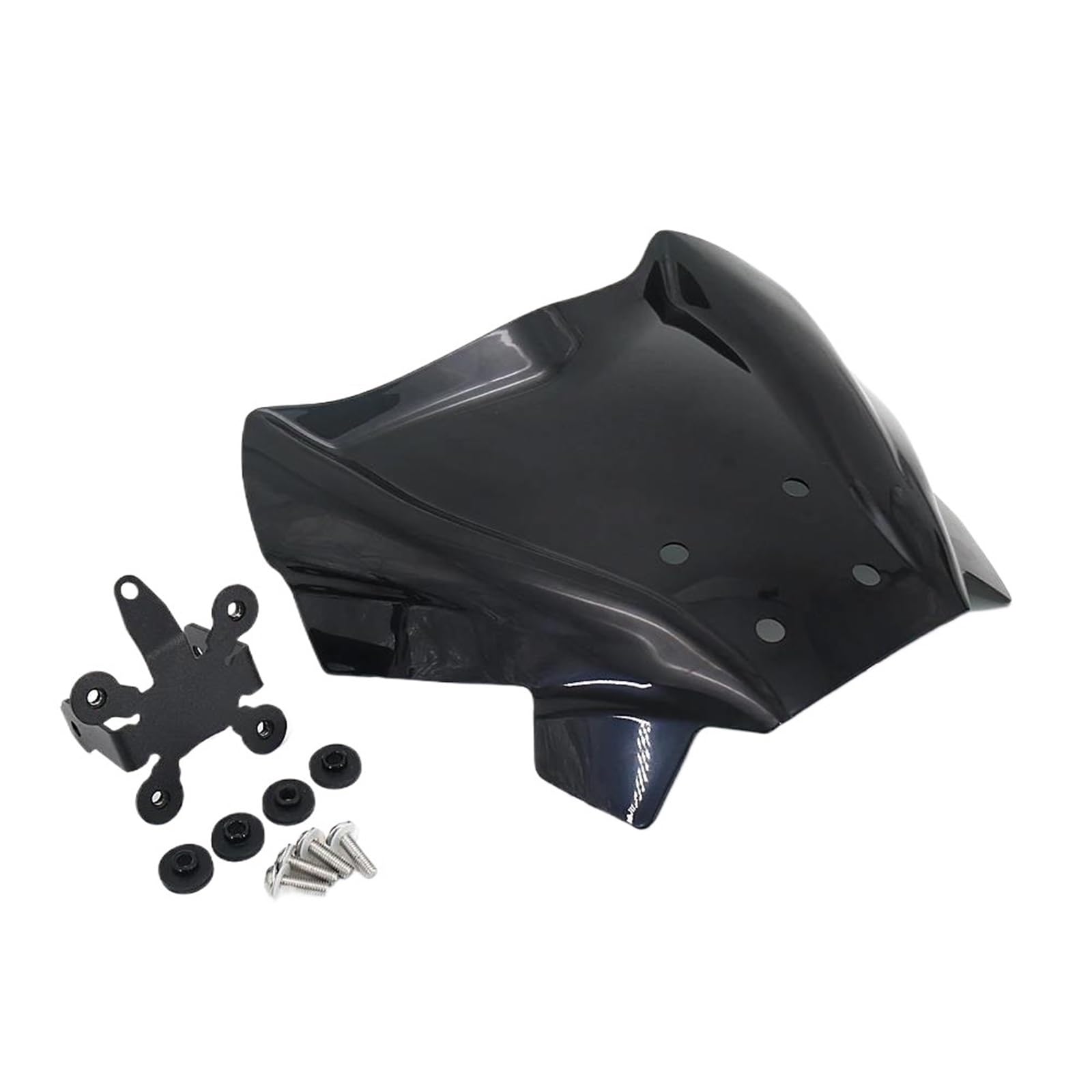 PPWIALL Motorrad Windschutzscheibe Motorrad Windschutzscheibe Acryl Windschutz Deflektor Wind Schild Abdeckung Visier Motorrad Verkleidung Für CB650R CB1000R 2018-2020 Spoiler Deflektor(Black) von PPWIALL