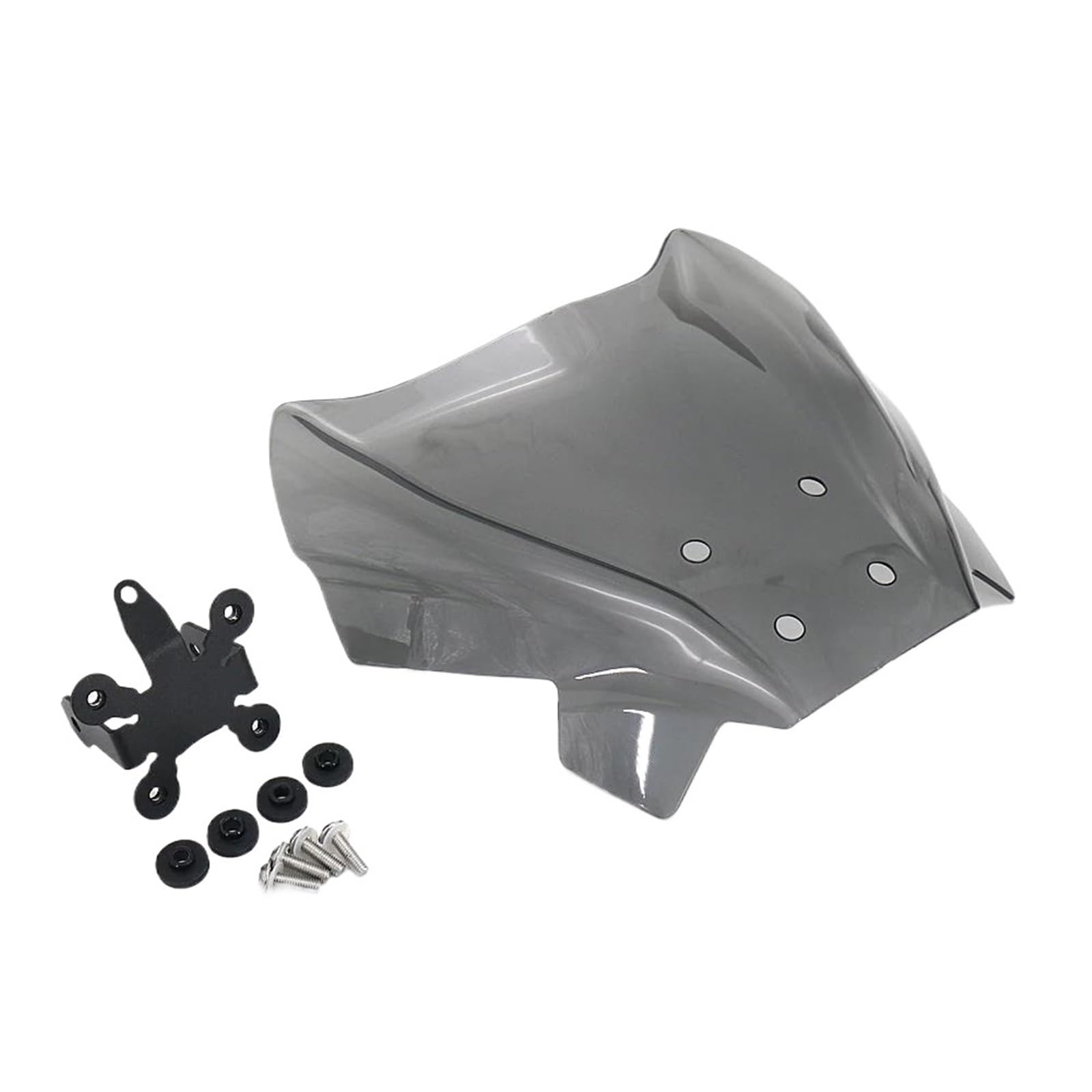 PPWIALL Motorrad Windschutzscheibe Motorrad Windschutzscheibe Acryl Windschutz Deflektor Wind Schild Abdeckung Visier Motorrad Verkleidung Für CB650R CB1000R 2018-2020 Spoiler Deflektor(Smoke) von PPWIALL