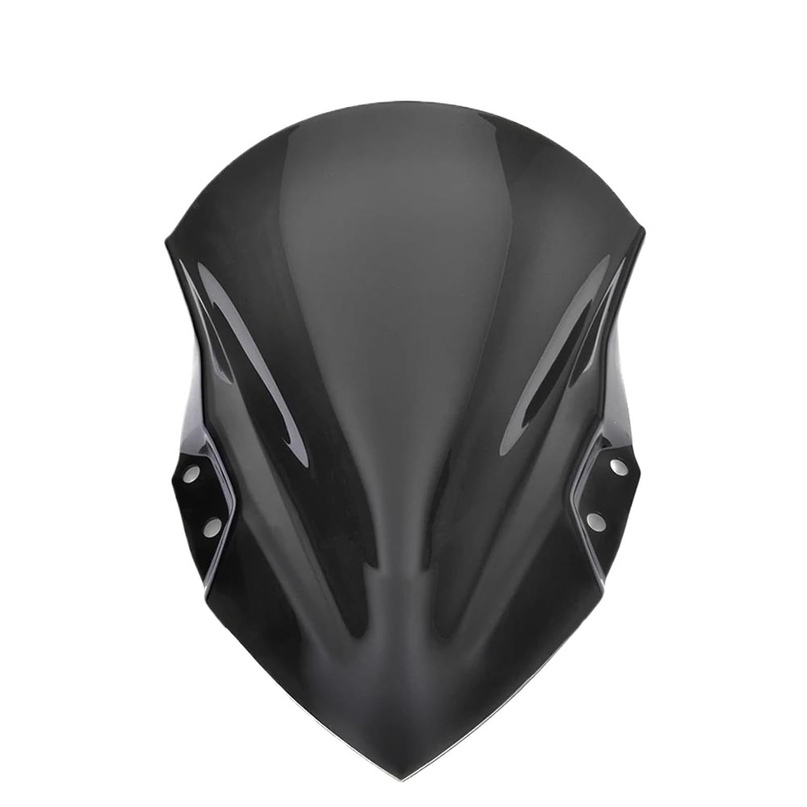 PPWIALL Motorrad Windschutzscheibe Motorrad Zubehör Windschutzscheibe Windschutz Schild Deflektor Für Kawasaki Für N-ja400 N-ja250 2018-2023 Spoiler Deflektor(Dark Smoke) von PPWIALL