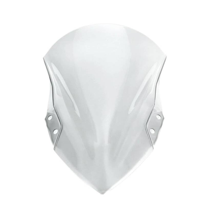 PPWIALL Motorrad Windschutzscheibe Motorrad Zubehör Windschutzscheibe Windschutz Schild Deflektor Für Kawasaki Für N-ja400 N-ja250 2018-2023 Spoiler Deflektor(Light Smoke) von PPWIALL