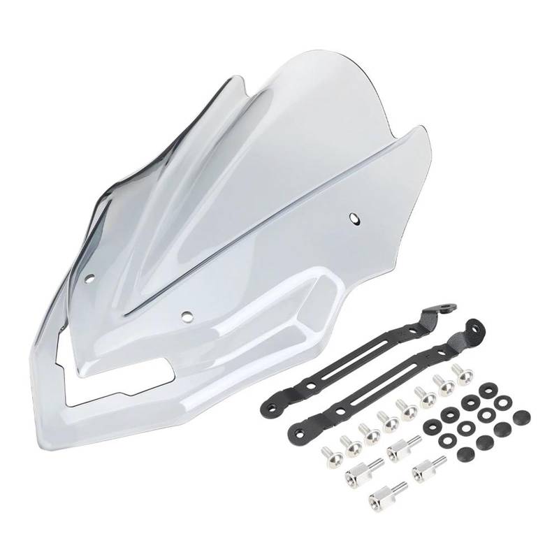 PPWIALL Motorrad Windschutzscheibe Windschutzscheibe Motorrad Windabweiser Zubehör Frontscheibe Windschutz Verkleidung Acryl Für Kawasaki Für Z900 2017 2019 2018 Spoiler Deflektor(Clear) von PPWIALL