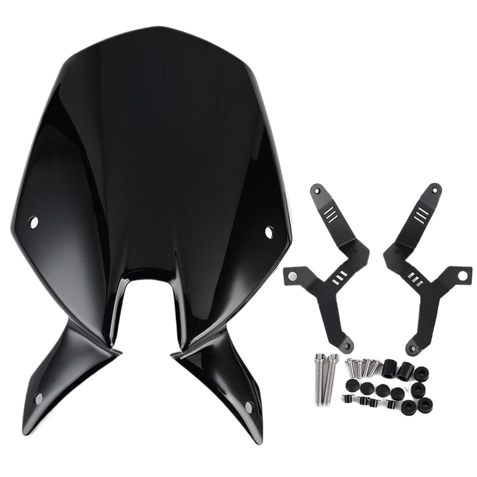 PPWIALL Motorrad Windschutzscheibe Windschutzscheibe Windabweiser Wind Viser Visier Deflektor Für Ducati Für Monster 937 950 2021-2022 Spoiler Deflektor(Dark Smoke) von PPWIALL