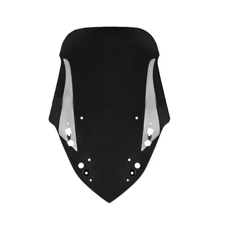 PPWIALL Motorrad Windschutzscheibe Windschutzscheibe Windschutz Motorrad Windabweiser Schild Bildschirm Zubehör Für Ya&ma&ha Für XMAX300 2017-22 Spoiler Deflektor(Black) von PPWIALL