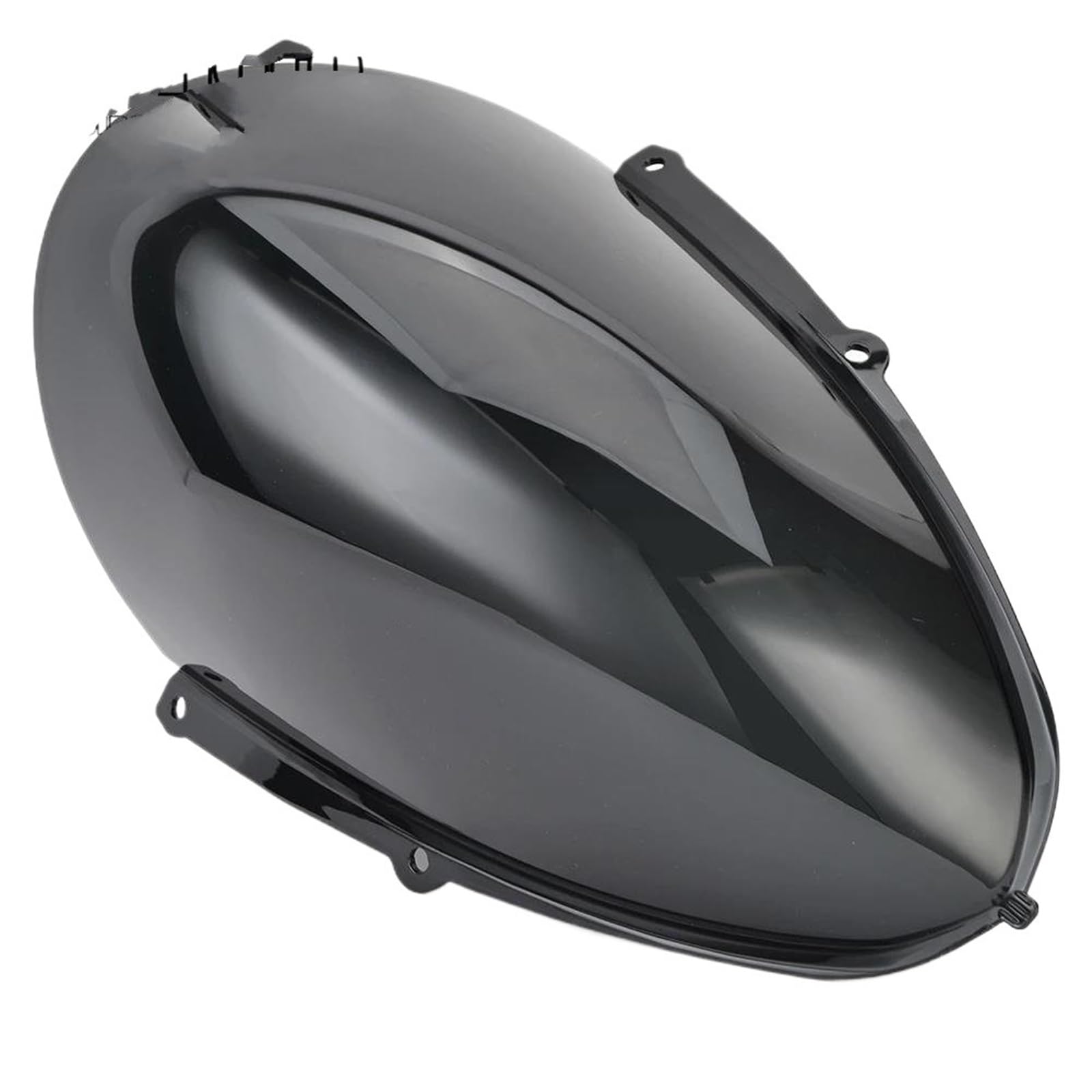 PPWIALL Motorrad Windschutzscheibe Windschutzscheibe Windschutzscheibe Motorrad Windabweiser Für Aprilia Für RS V4 2021 2022 2023 2024 Spoiler Deflektor(Dark Smoke) von PPWIALL