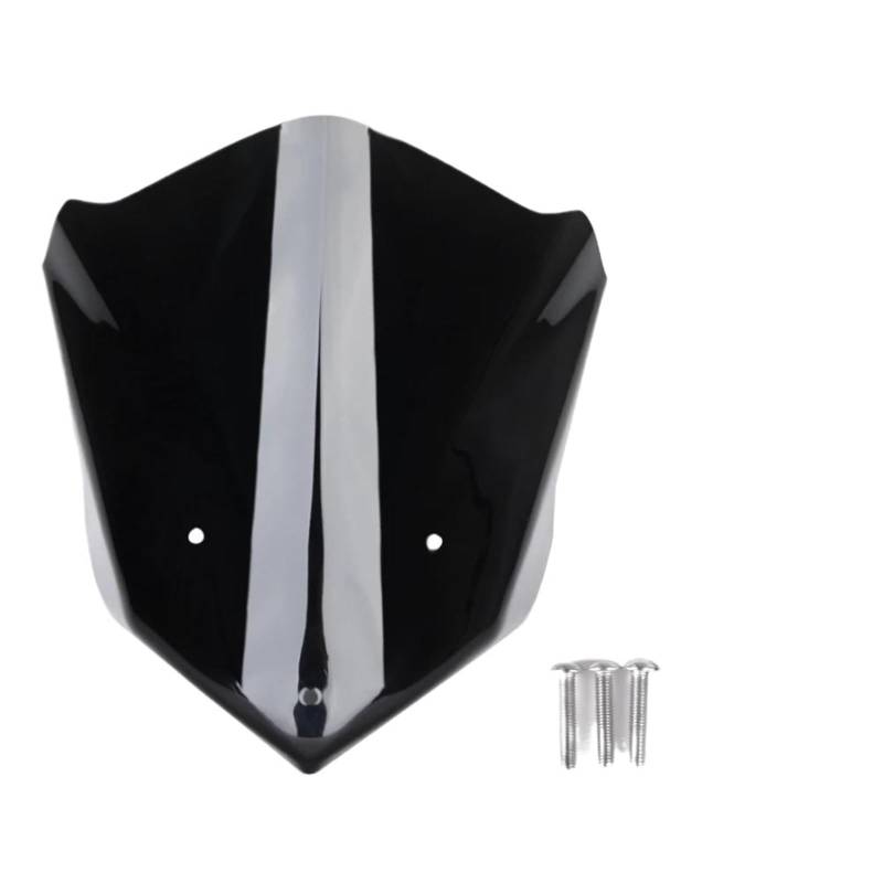 PPWIALL Motorrad Windschutzscheibe Windschutzscheibe Windschutzscheibe Motorrad Windabweiser Für F800R 2015 2016 2017 2018 2019 2020 Spoiler Deflektor(Black) von PPWIALL