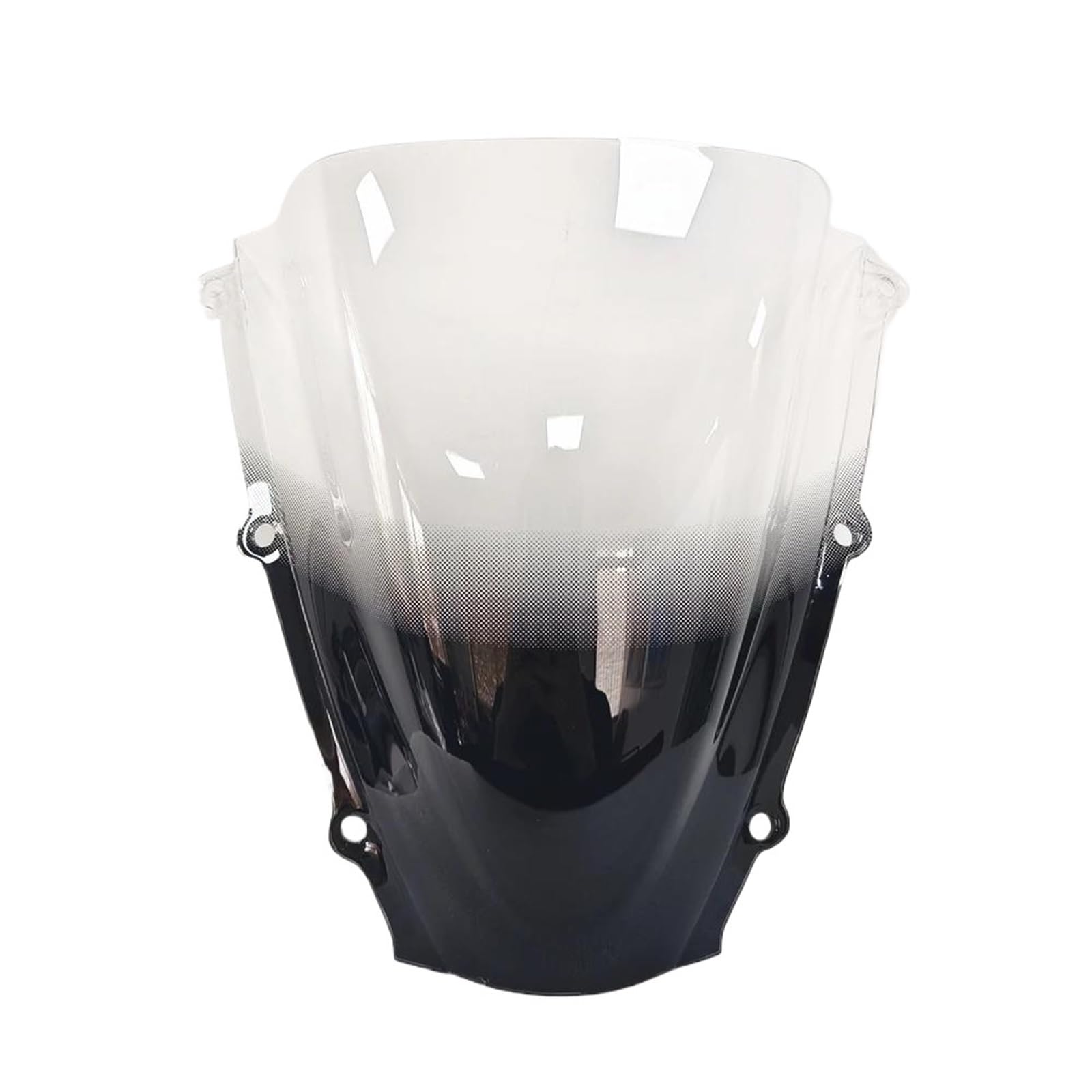 PPWIALL Motorrad Windschutzscheibe Windschutzscheiben-Windabweiser, Visier, Windschutzscheibe, Rauchklar, Schwarz, Für CBR600RR CBRF5 2003 2004 Spoiler Deflektor(Clear) von PPWIALL