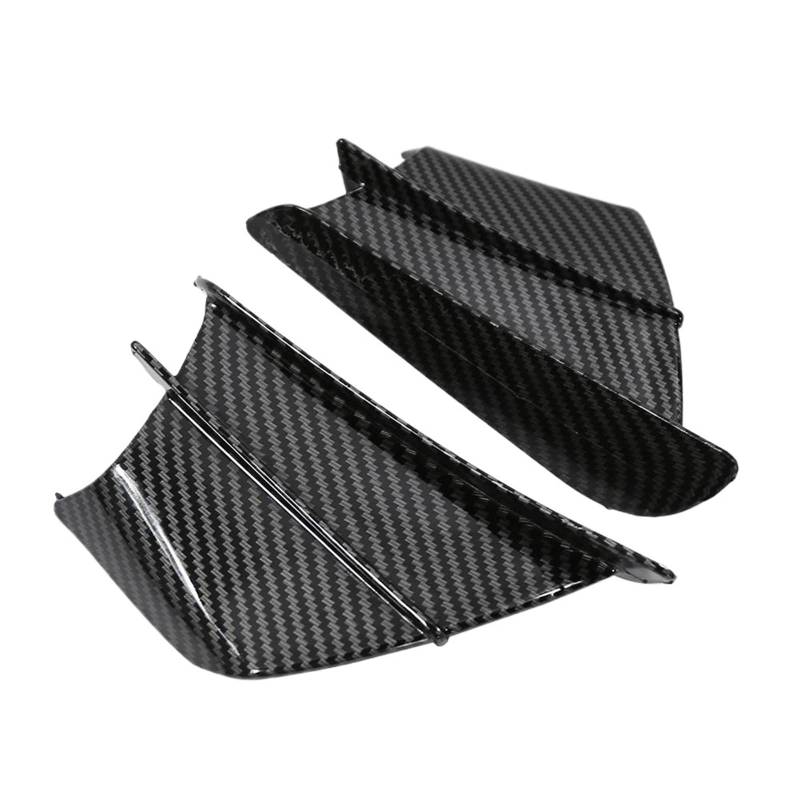 PPWIALL Motorrad Winglet Abdeckung Passend Für CBR650R CBR500R CBR 1000 650F RR Cbr600rr CB650R Universal Motorrad Kit Spoiler Flügel Aerodynamische Winglet Aerodynamischer FlüGel Kit(2) von PPWIALL