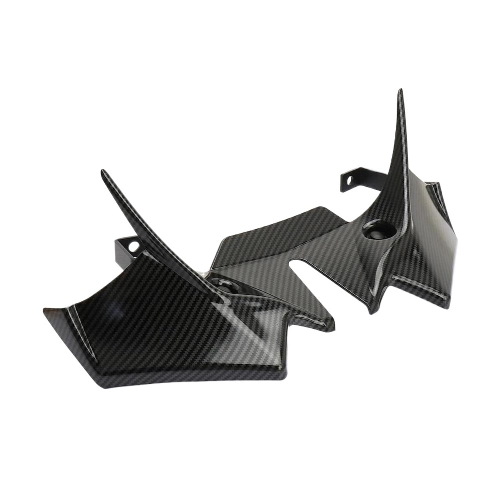 PPWIALL Motorrad Winglet Abdeckung Passend Für Kawasaki Für Z650 2021 2022 2023 2024 Motorrad Nackt Front Spoiler Winglet Aerodynamische Flügel Kit Aerodynamischer FlüGel Kit(2) von PPWIALL