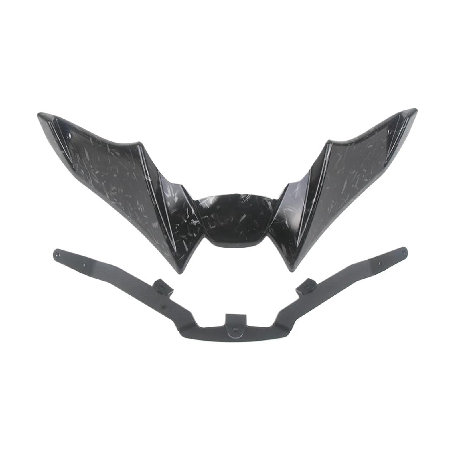 PPWIALL Motorrad Winglet Abdeckung Passend Für YA&MA&HA Für MT-09 2021 2022 2023 Motorrad Nackter Frontspoiler Winglet Aerodynamischer Wing Kit Spoiler Aerodynamischer FlüGel Kit(2) von PPWIALL