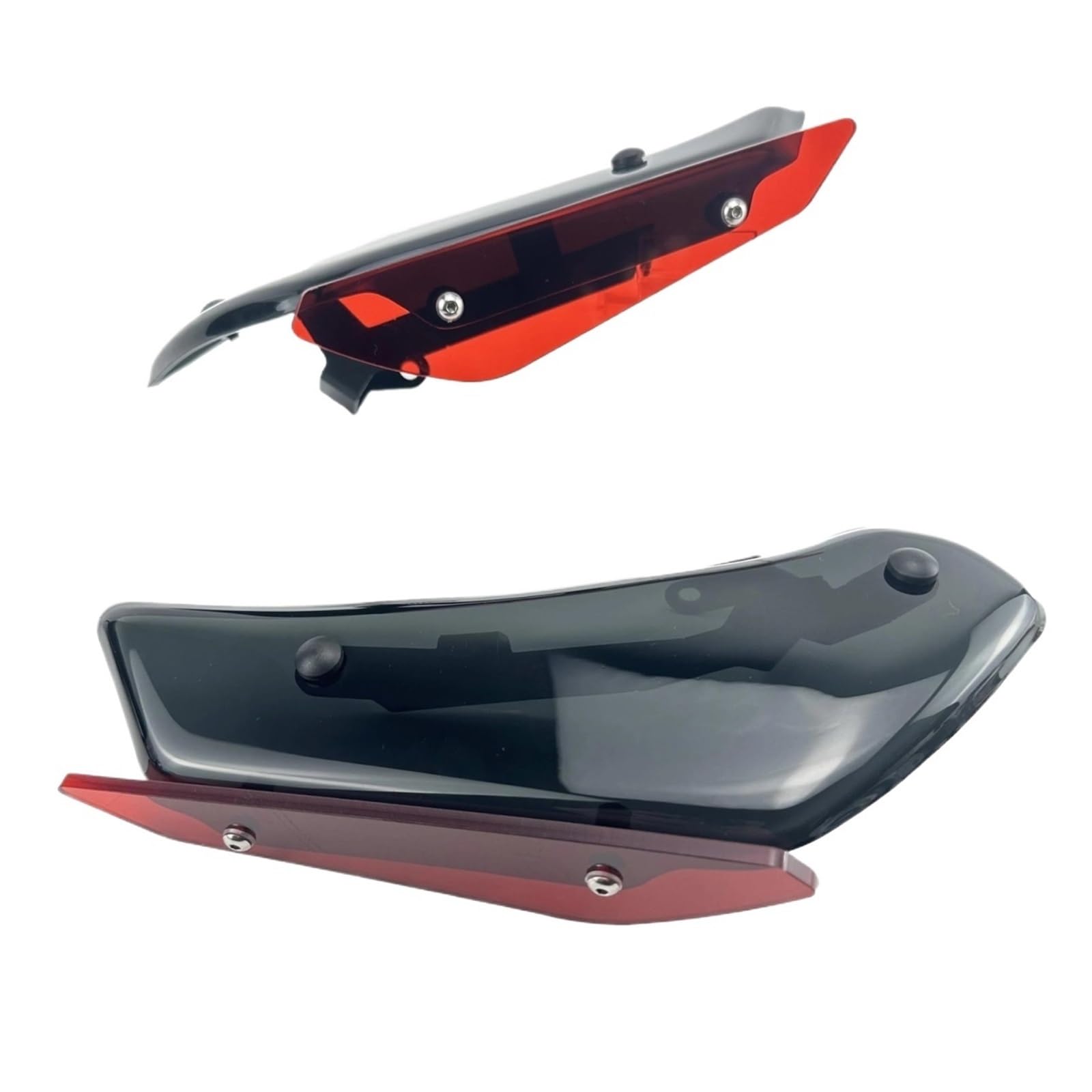 PPWIALL Motorrad Winglet Abdeckung Passend Motorrad Downforce Sport Seitenspoiler Aerodynamischer Flügelabweiser Verkleidungsschutz Für CBR650R 2019–2023 Aerodynamischer FlüGel Kit(1) von PPWIALL