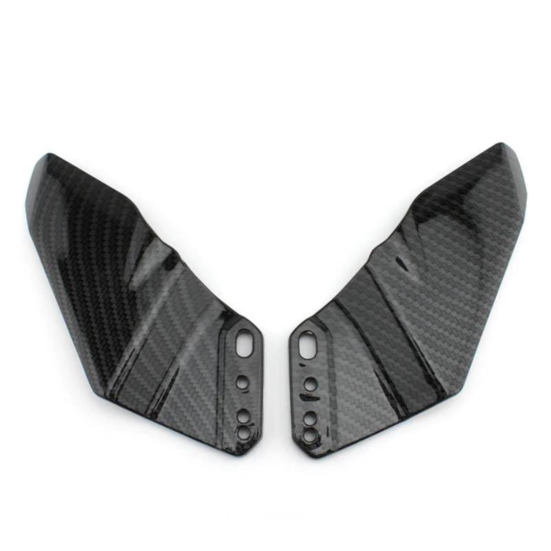 PPWIALL Motorrad Winglet Abdeckung Passend Motorrad Verkleidung Front Winglet Aerodynamische ABS Flügel Kit Spoiler Flügel Für Kawasaki Für N-ja 250 Aerodynamischer FlüGel Kit von PPWIALL