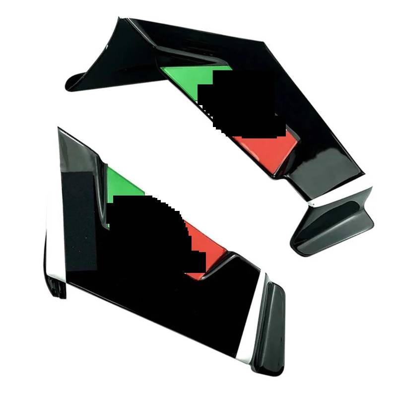 PPWIALL Motorrad Winglet Abdeckung Passend Motorrad Winglet Aerodynamische Flügel Kit Spoiler Zubehör Für Aprilia Für RS660 Tuono 660 2021-2023 Aerodynamischer FlüGel Kit(1) von PPWIALL