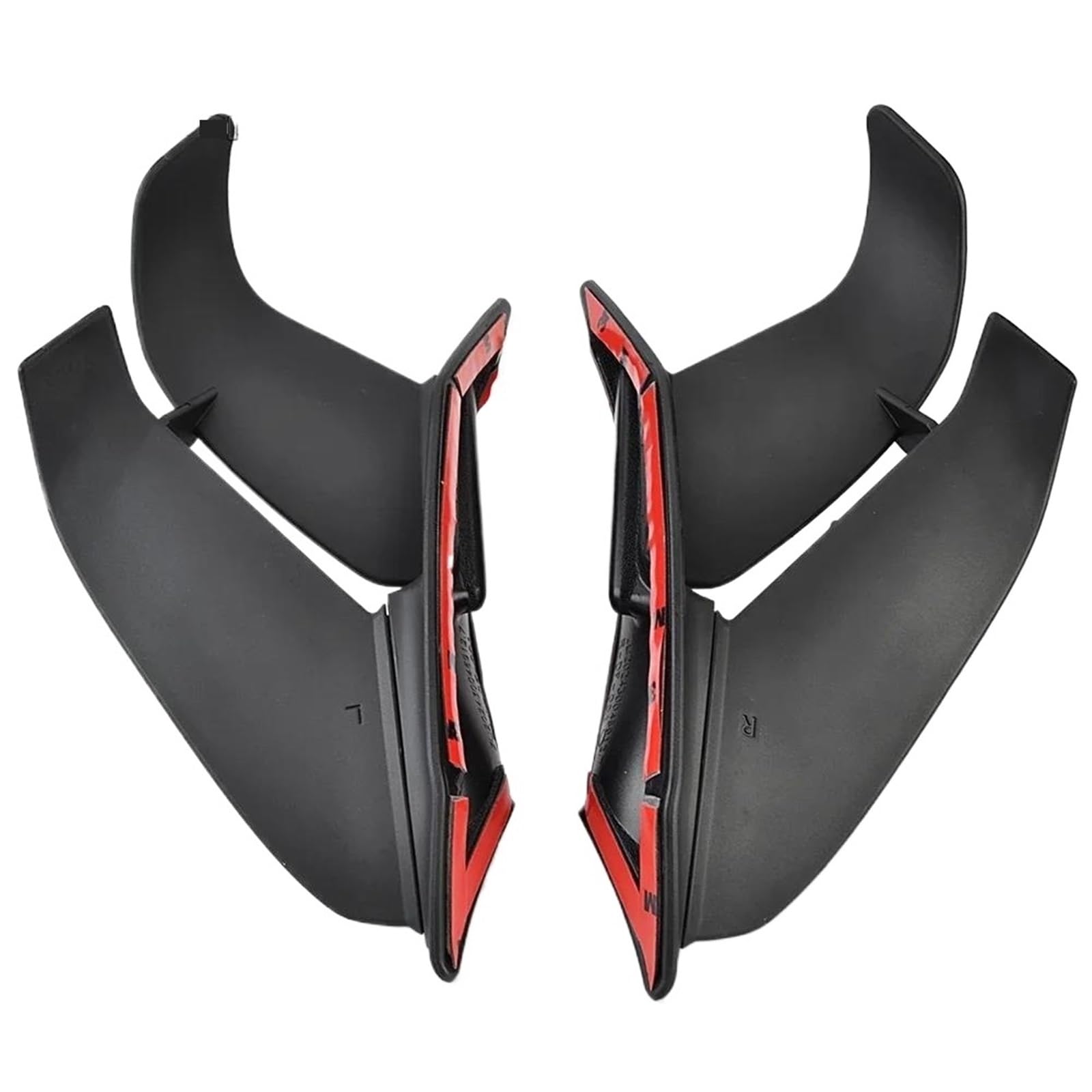 PPWIALL Motorrad Winglet Abdeckung Passend Motorrad Winglets Aerodynamischer Flügelsatz Spoiler Für Kawasaki Für ZX4R ZX4RR 23 24 Für ZX25R 2020–2024 Aerodynamischer FlüGel Kit von PPWIALL