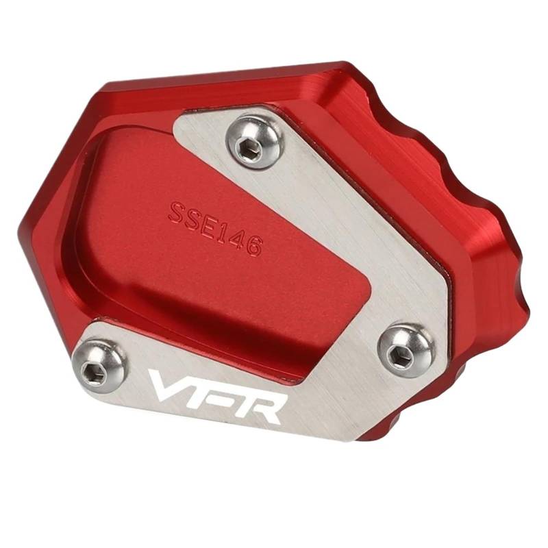 PPWIALL Motorrad Zubehör Für CBR500R CBR650R VFR800X VFR800 X Crossrunner CB125R CNC Kickstand Fuß Seitenständer Verlängerung Pad Stützplatte Vergrößern Unterstützungszubehör(15) von PPWIALL