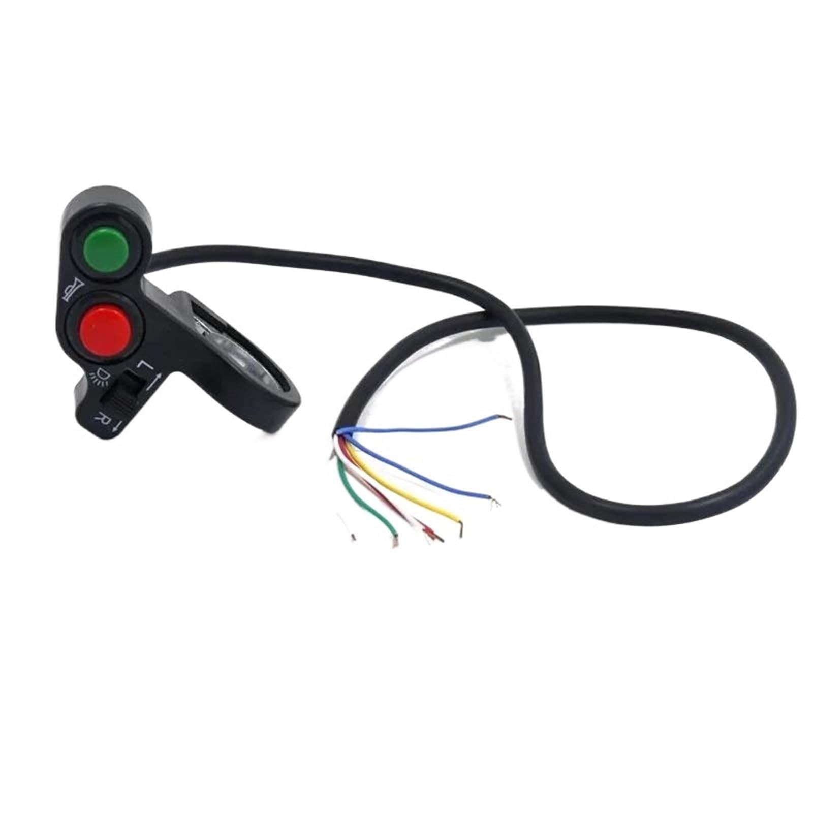 PPWIALL Motorrad blinkerschalter Geändert Motorrad Lenker Schalter Elektrische Fahrrad Roller Hupe Blinker EIN/Aus-Taste Licht Schalter Motorrad 7/8 Hand Bar Motorrad-Kontrollschalter von PPWIALL