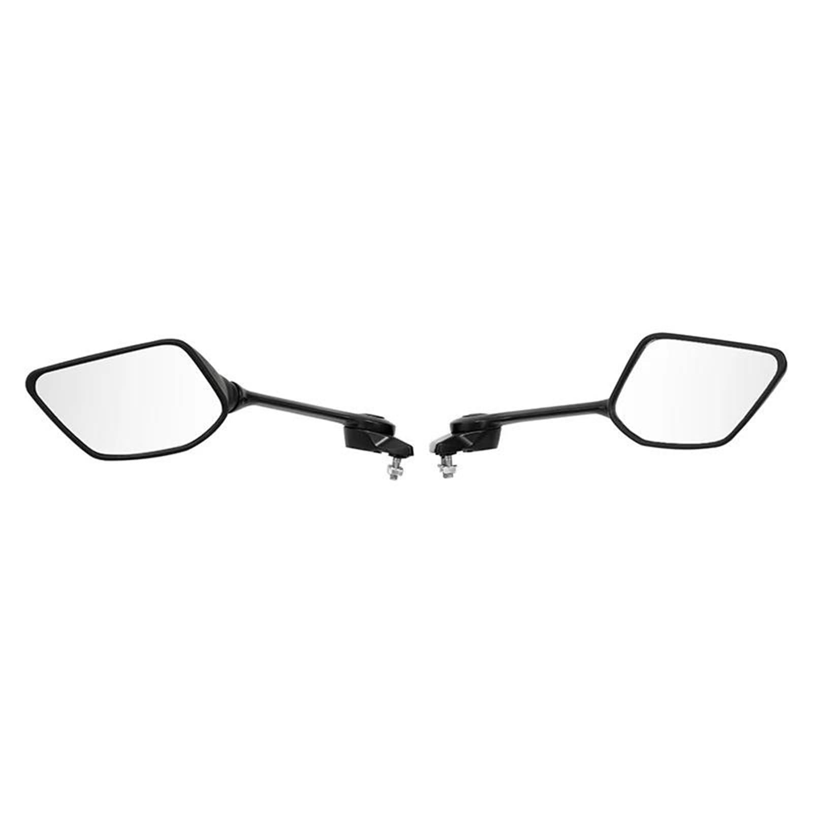 PPWIALL Motorradspiegel Lenkerendenspiegel Schwarze Motorrad-Seitenrückspiegel Für Ya&ma&ha Für R7 2022–2024 Motorrad Rückspiegel 360° Drehbar von PPWIALL