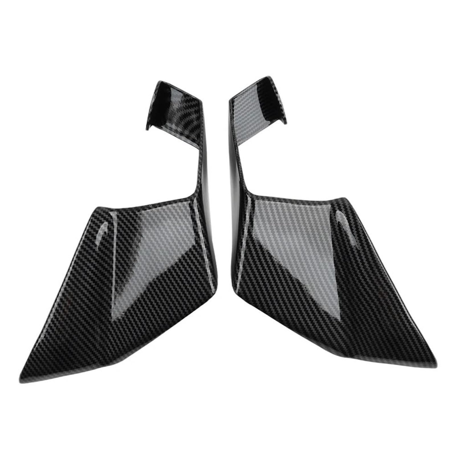 PPWIALL Side Wind Spoiler Motorrad Aerodynamik Winglet Frontspoiler Verkleidung Für Kawasaki Für ZX-10R 2016 2017 2018 2019 2020 2 PCS Frontverkleidung(1) von PPWIALL