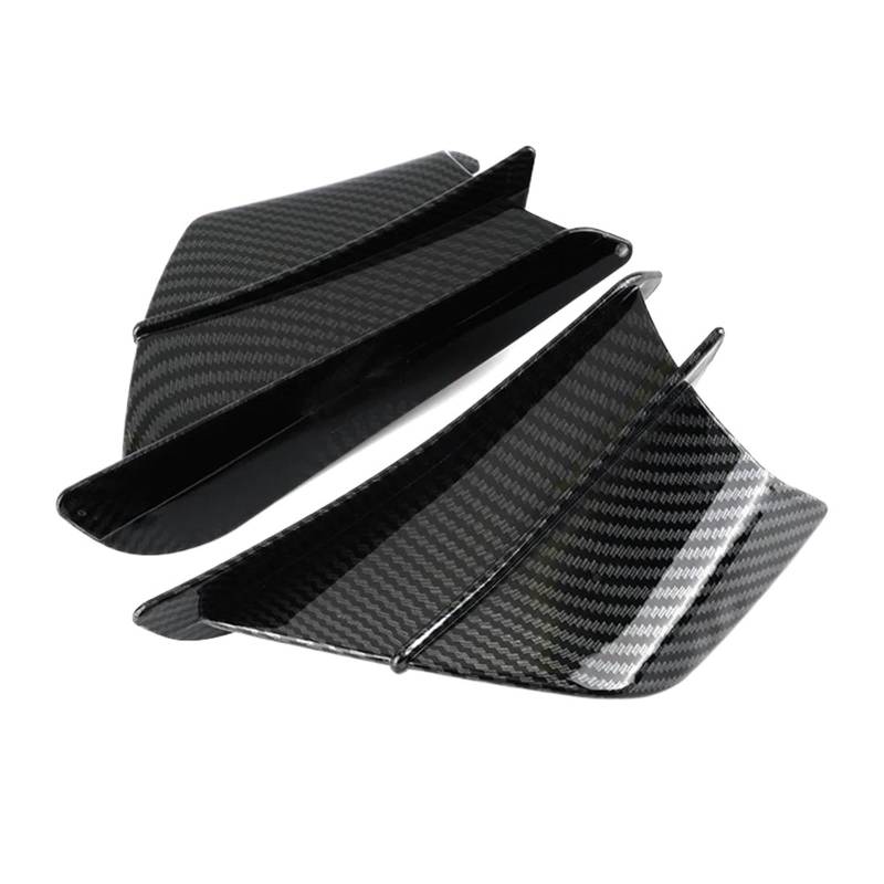 PPWIALL Side Wind Spoiler Verkleidungsseite Winglet Aerodynamischer Flügelabweiser-Spoiler Für Kawasaki Für N-ja 650 400 300 250 Frontverkleidung(2) von PPWIALL