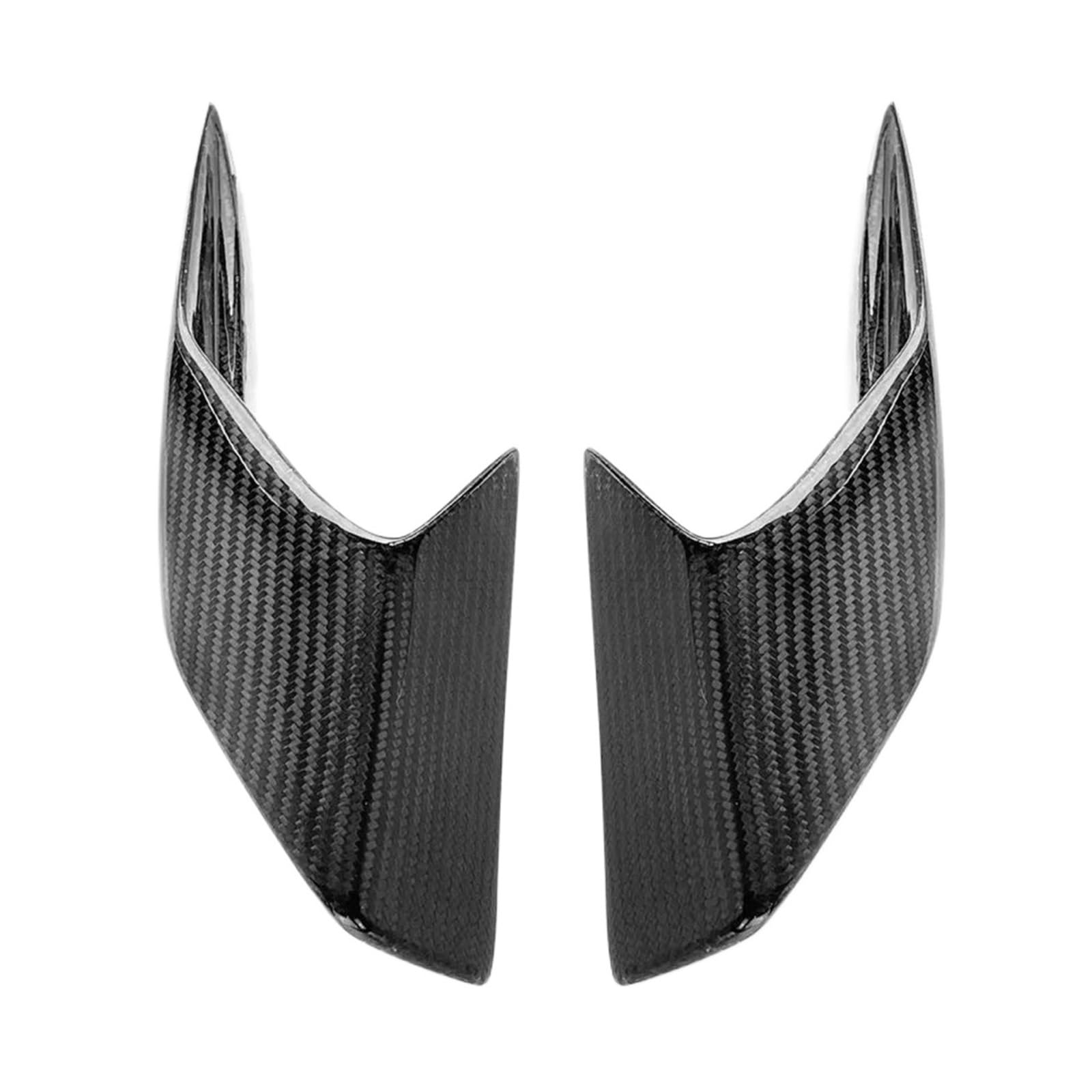 PPWIALL Spoiler & Flügel Für CBR650R CB650R 2019-2023 Carbon Side Winglet Flügel Wind Spoiler Air Deflektor Motorrad Front Verkleidung Winglets Abdeckung Aerodynamische Flügel Kit von PPWIALL