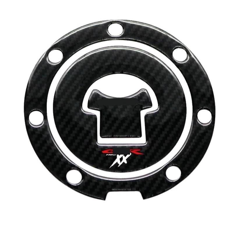 PPWIALL Tankdeckel Aufkleber 3D Carbon Fiber Motorrad Kraftstoff Tank Aufkleber Tankdeckel Schutz Abziehbilder Für RVF VFR CBR 250 400 500 600 1000RR 1100 Motorrad Tank Schutz Aufkleber(4) von PPWIALL