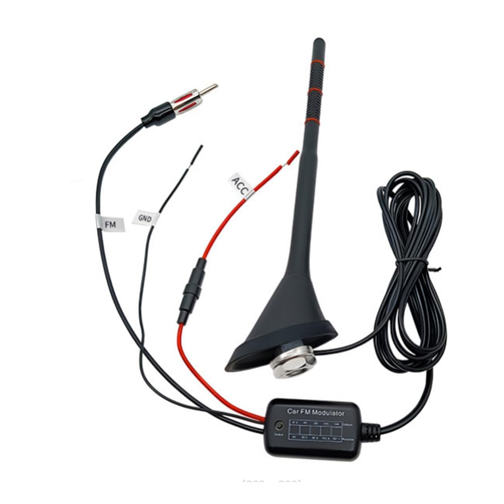 PPcdfre Auto-+GPS+UKW-Antenne Auto-Aktivradioantenne mit Bluetooth-Modulator wasserdichte, Staubdichte Universalantenne von PPcdfre