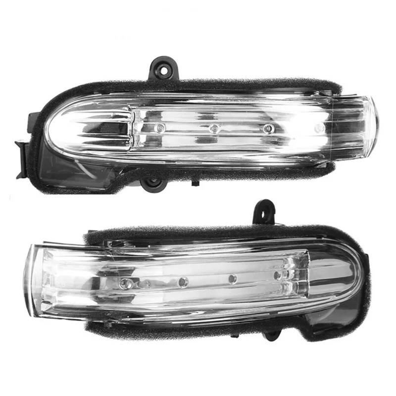 PQAIECXD Kompatibel Mit Mercedes Für Benz Für C-Klasse W203 2003-2007 Auto-Rückspiegel-Blinker, 2 Stück Spiegelblinker von PQAIECXD